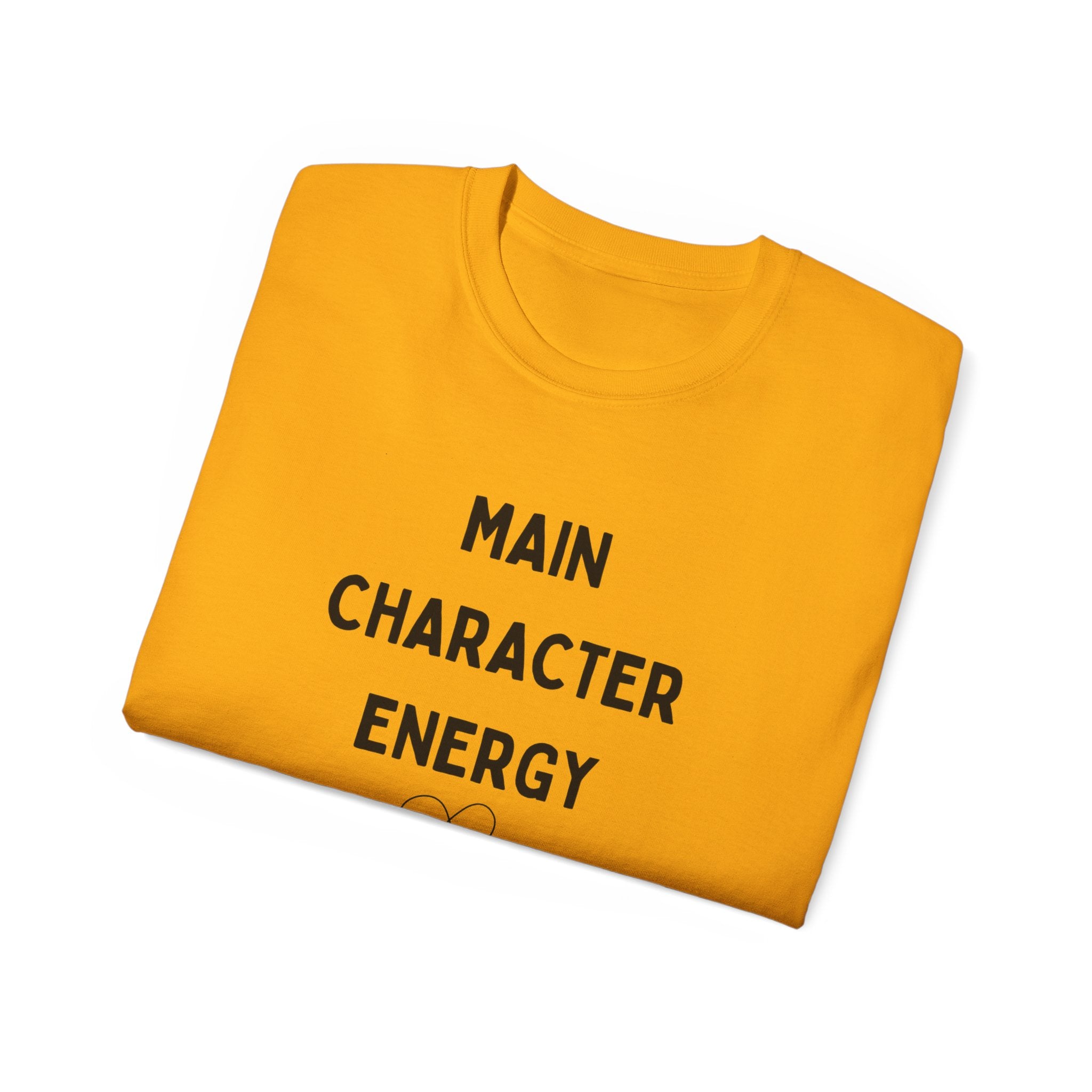 Main Character Energy Tee — "Match Me" Graphic Cotton Shirt