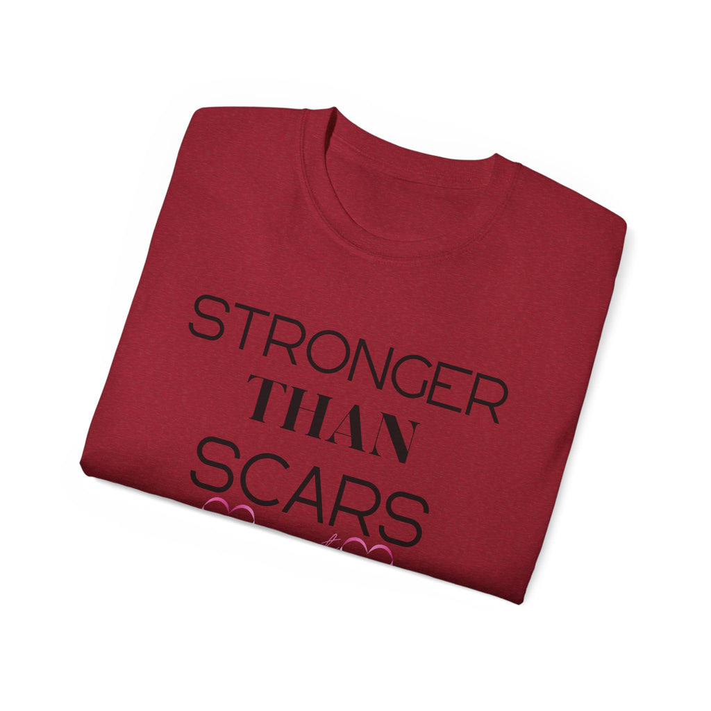 Stronger Than Scars Tee — Inspirational Recovery T‑Shirt