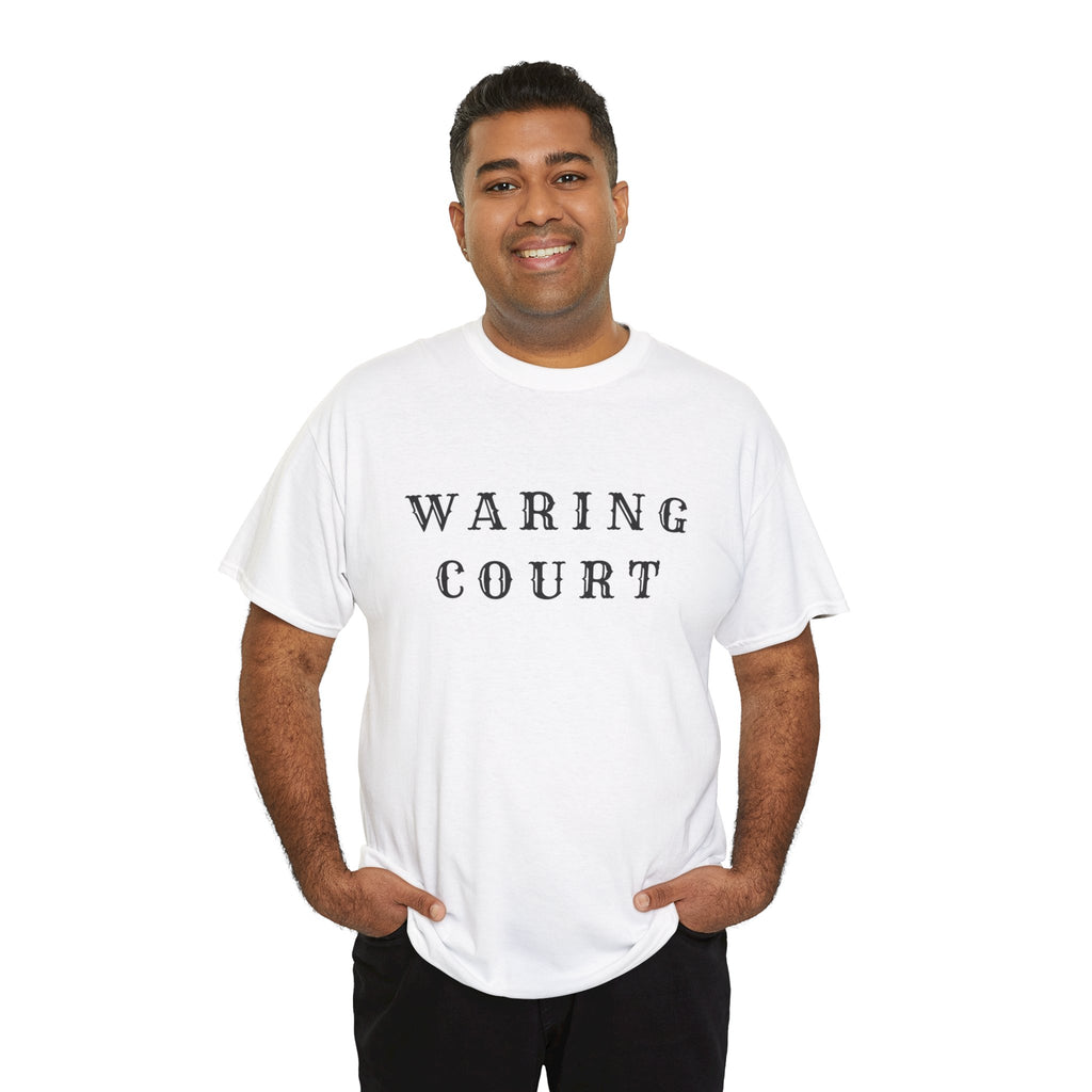 Waring Court Vintage Lettering T‑Shirt