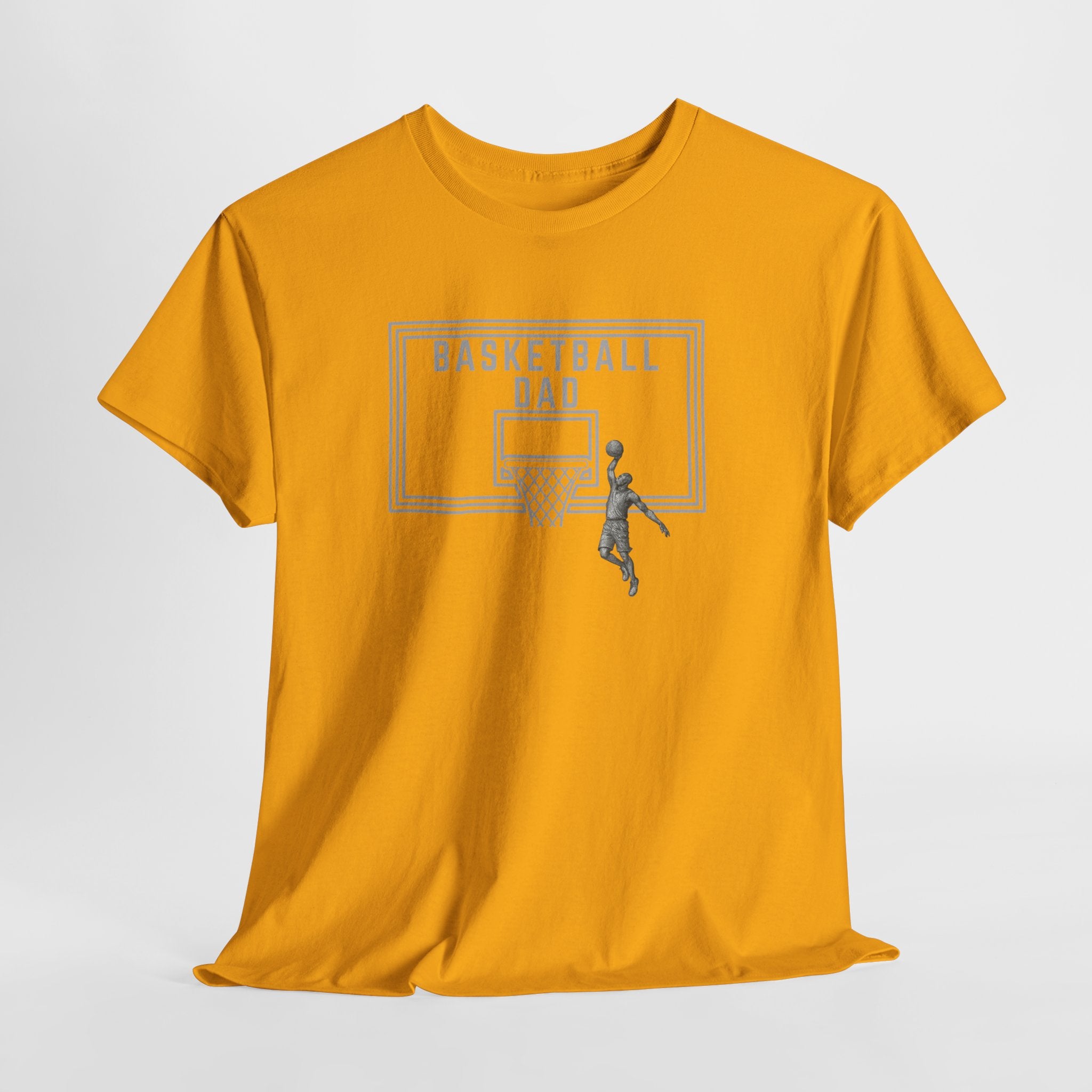 Basketball Dad T-Shirt — Basketball Hoop Graphic Tee for Proud Fathers