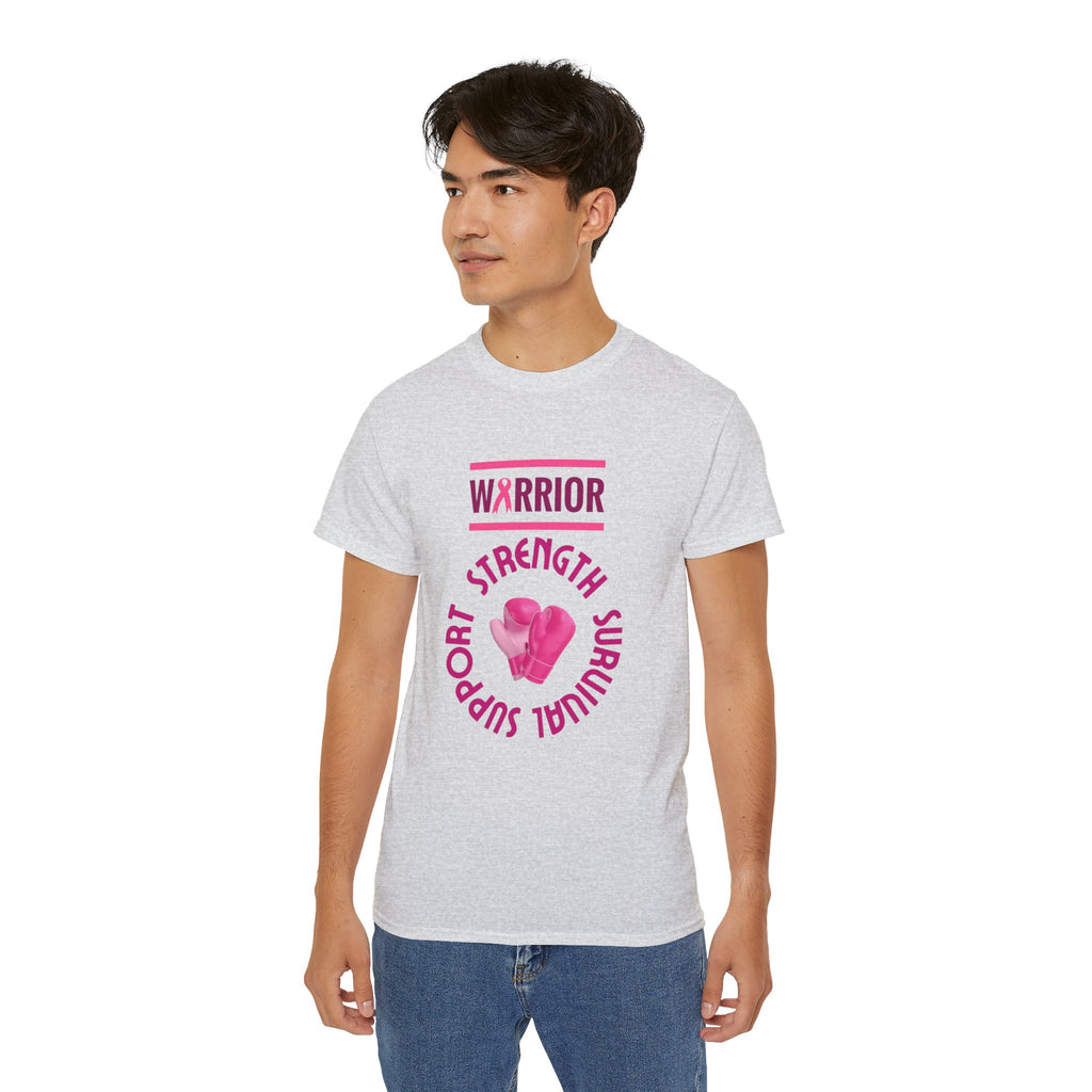 Breast Cancer Warrior T-Shirt — Support Strength Survival Tee