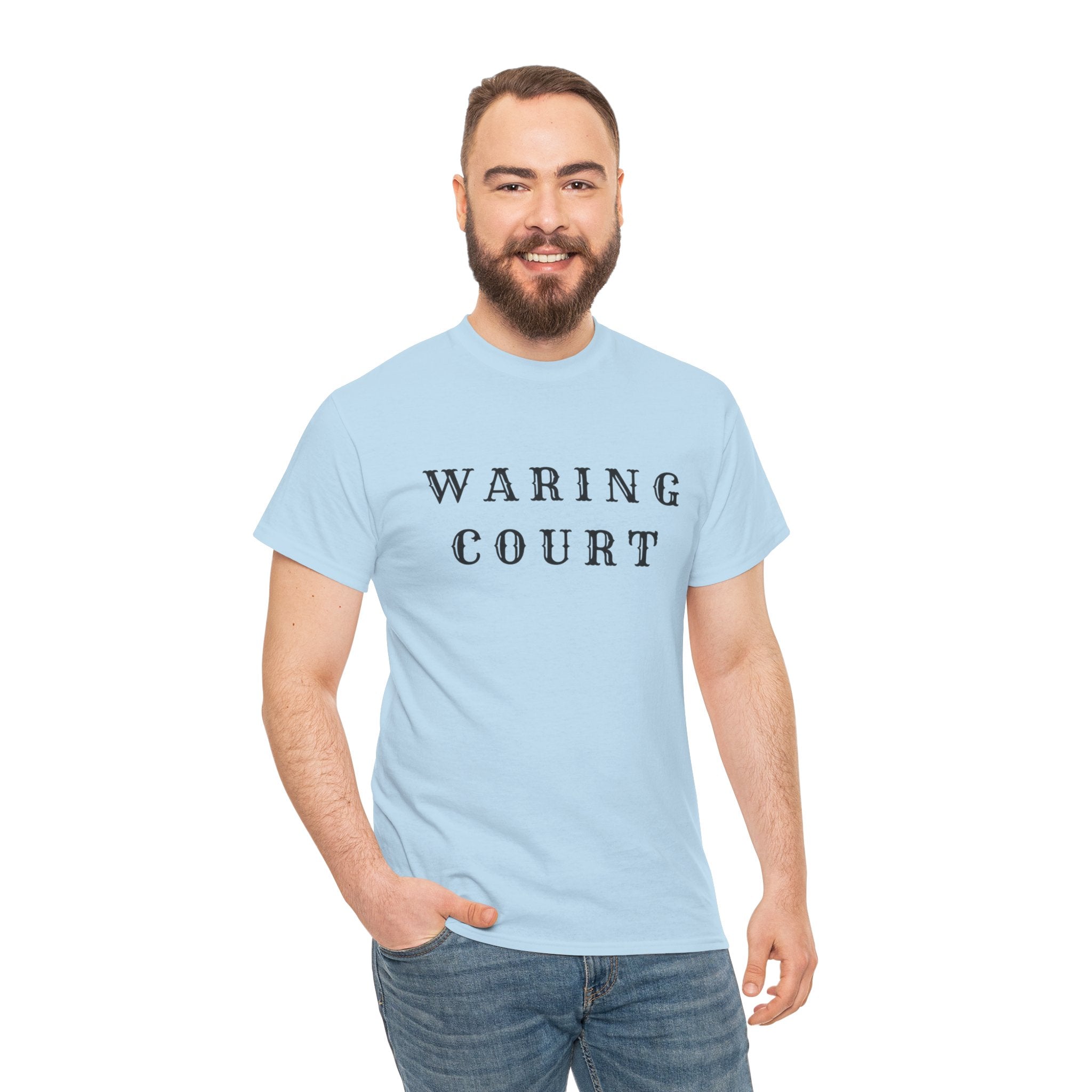 Waring Court Vintage Lettering T‑Shirt
