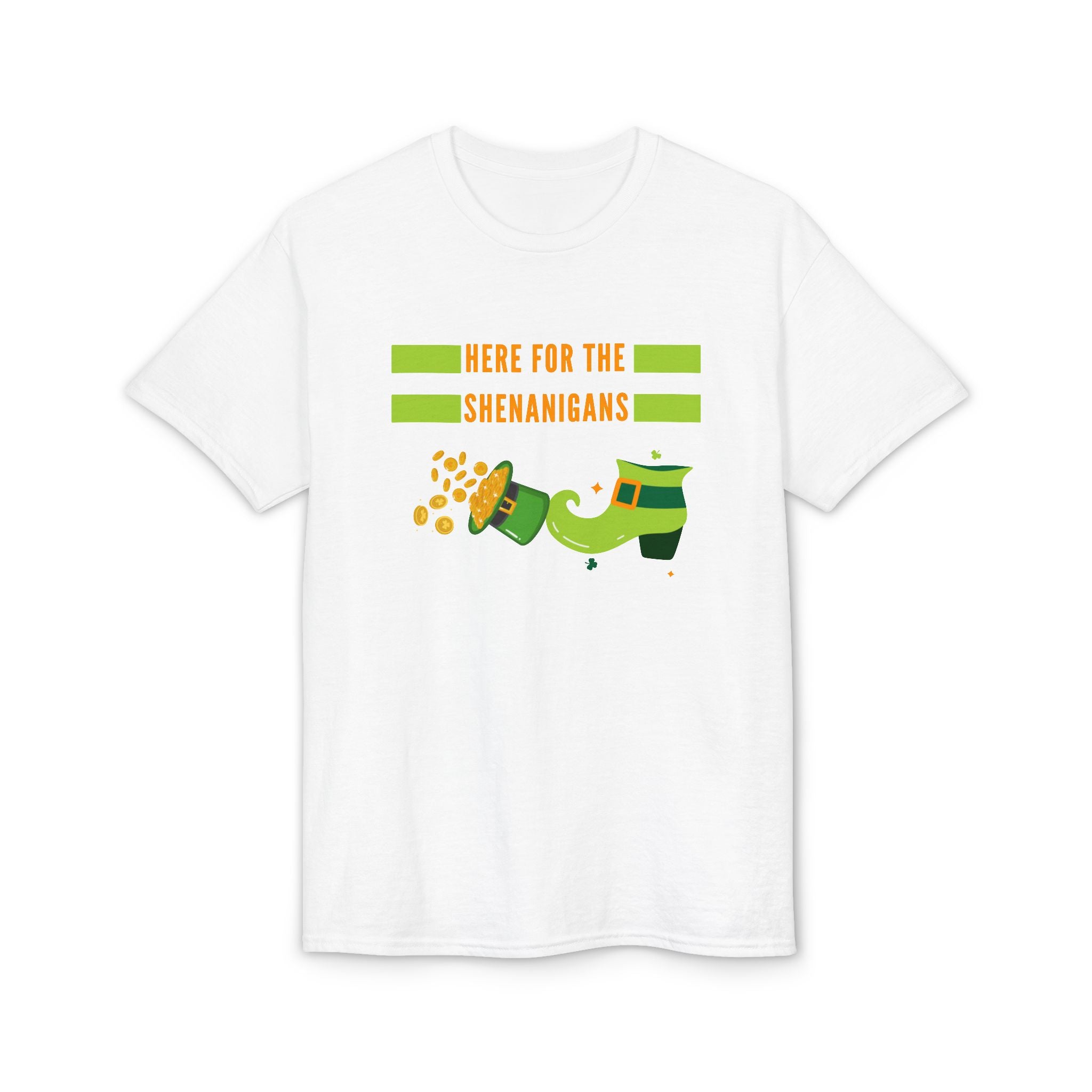 Here for the Shenanigans Unisex DryBlend® St. Patrick's Day T-Shirt