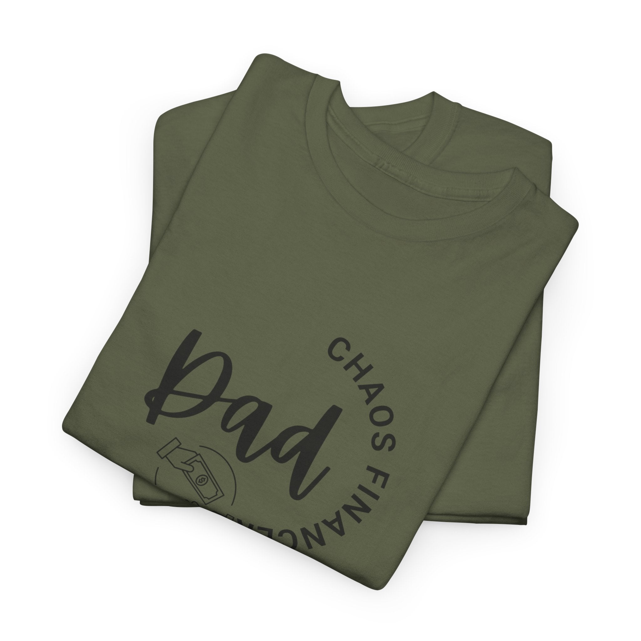 Dad Chaos Manager T‑Shirt — "Dad: Chaos Financer" Minimalist Gift Tee