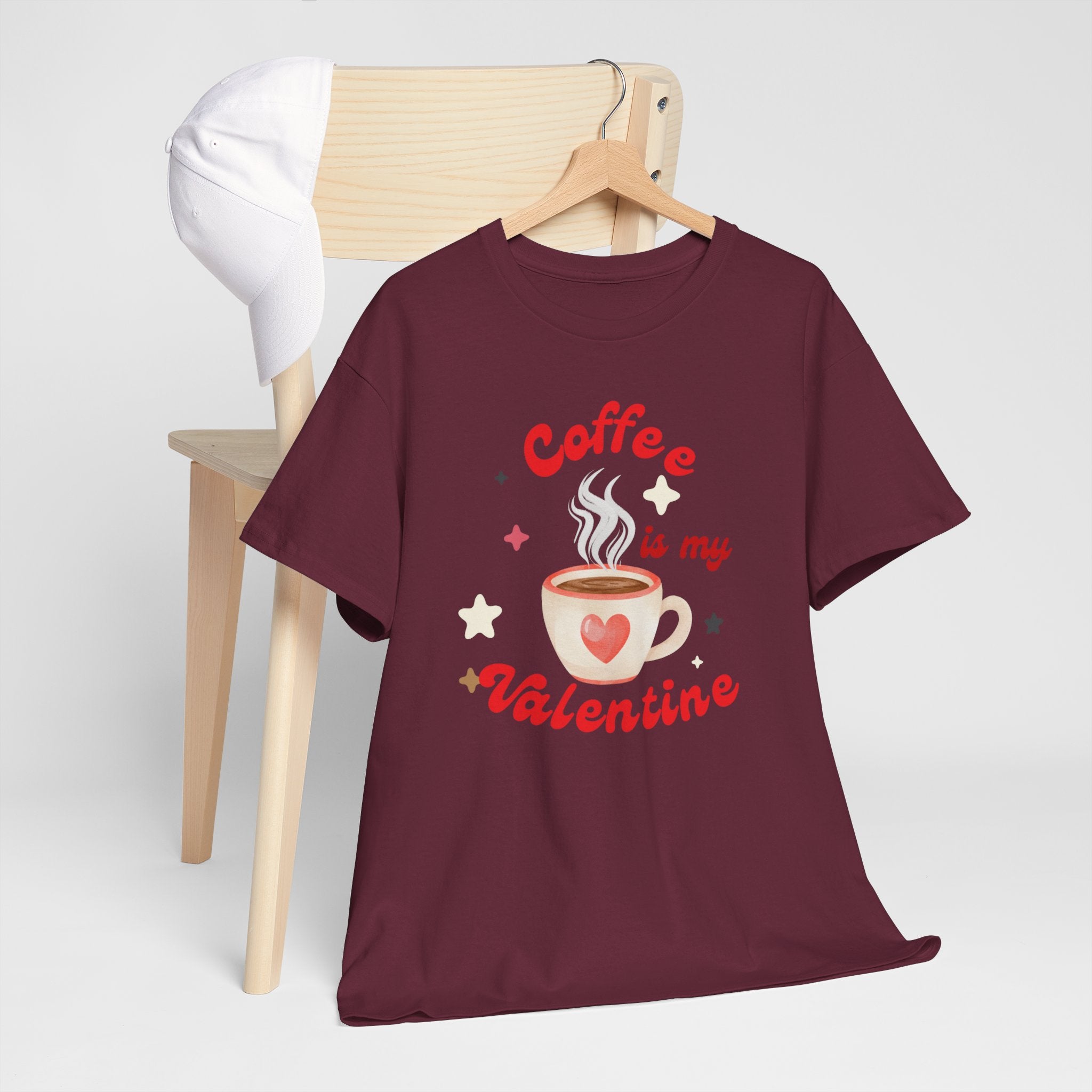 Coffee Is My Valentine Tee — Cute Valentine’s Day Coffee Shirt