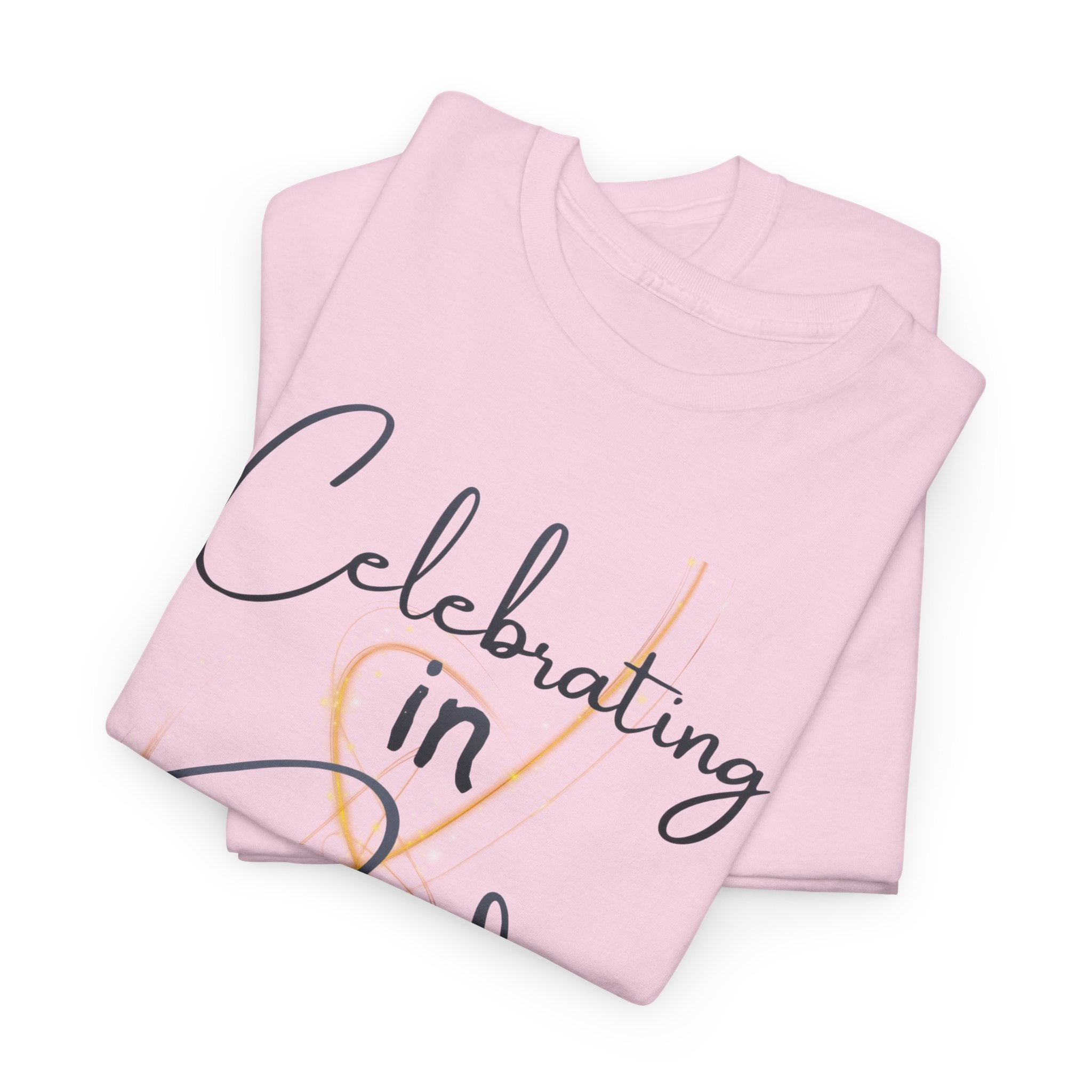 "Celebrating" T-Shirt — Celebratory Graphic Tee