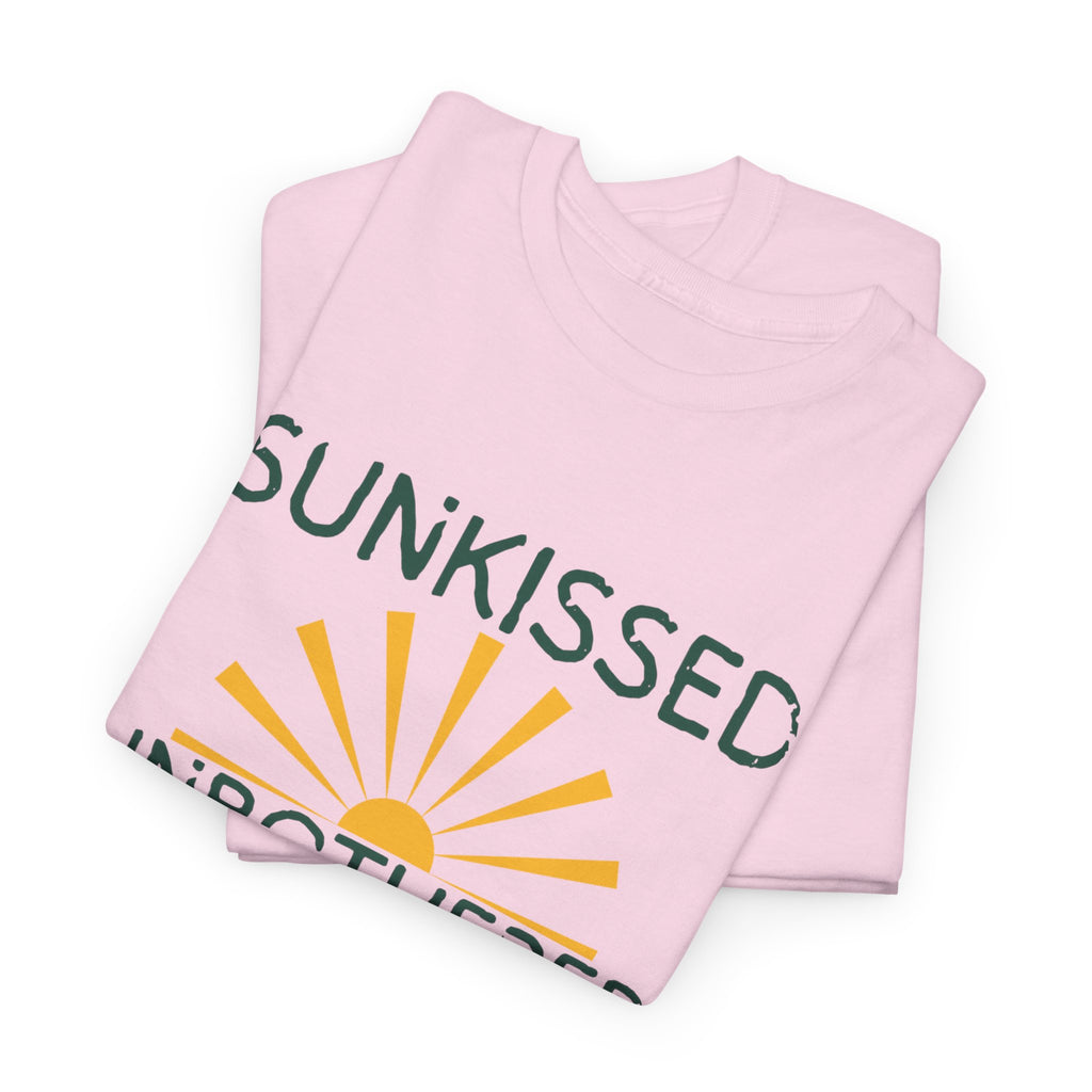 Sunkissed & Unbothered Tee — Summer Sunset Graphic T-Shirt