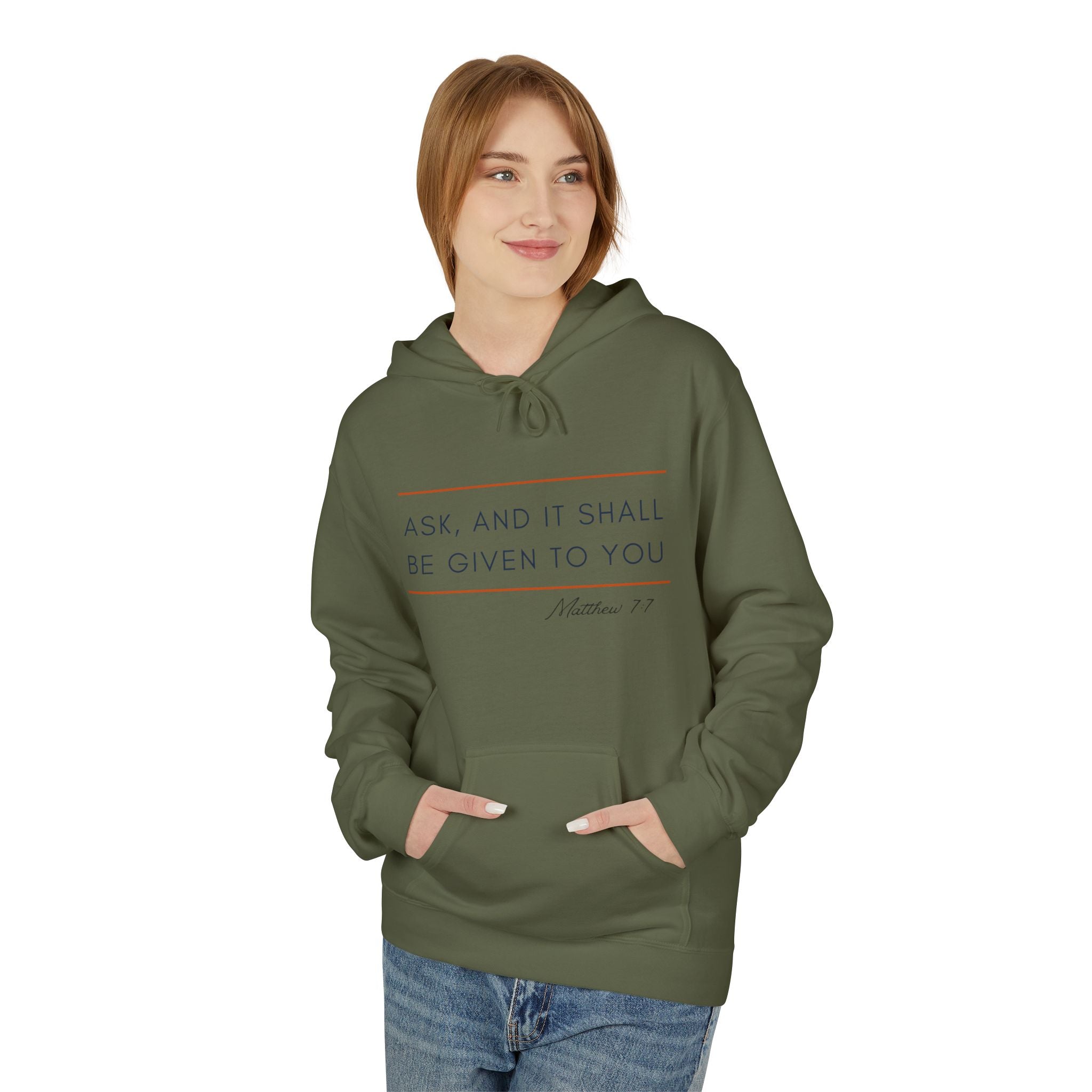 Minimalist Inspirational Hoodie — “As An Individual Be Uniquely You”