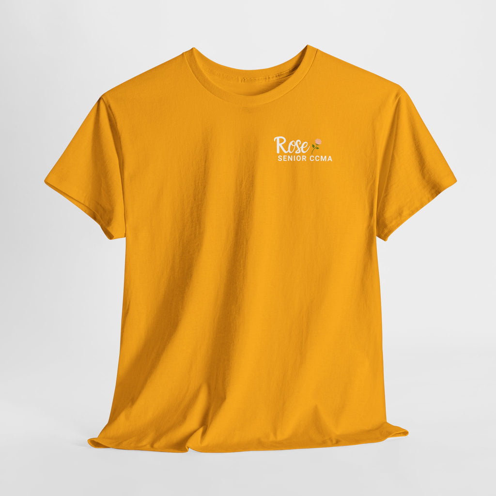 Senior CCMA Rose T‑Shirt — Rose Chest Logo
