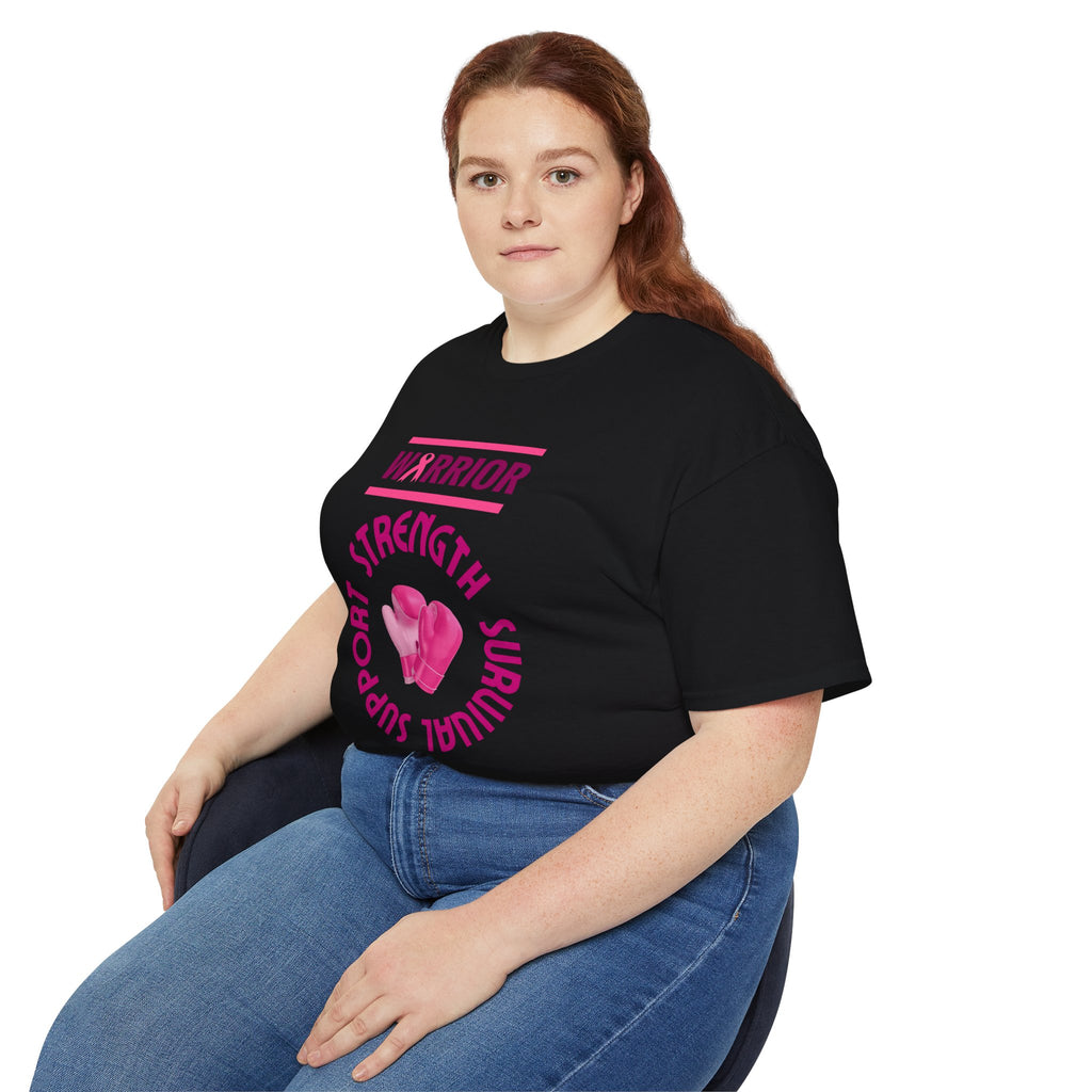 Breast Cancer Warrior T-Shirt — Support Strength Survival Tee