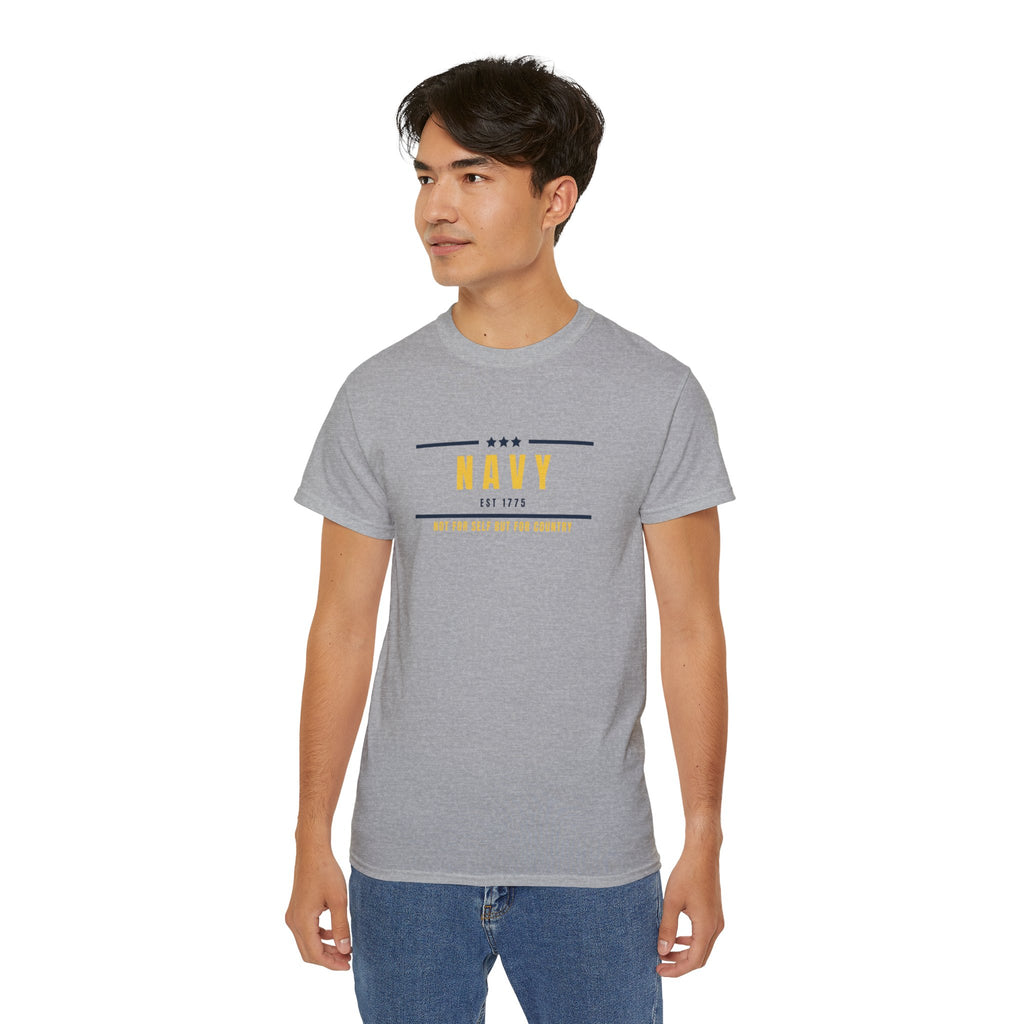 Navy Est. 1775 Military Graphic Tee — Veteran & Navy Support Shirt