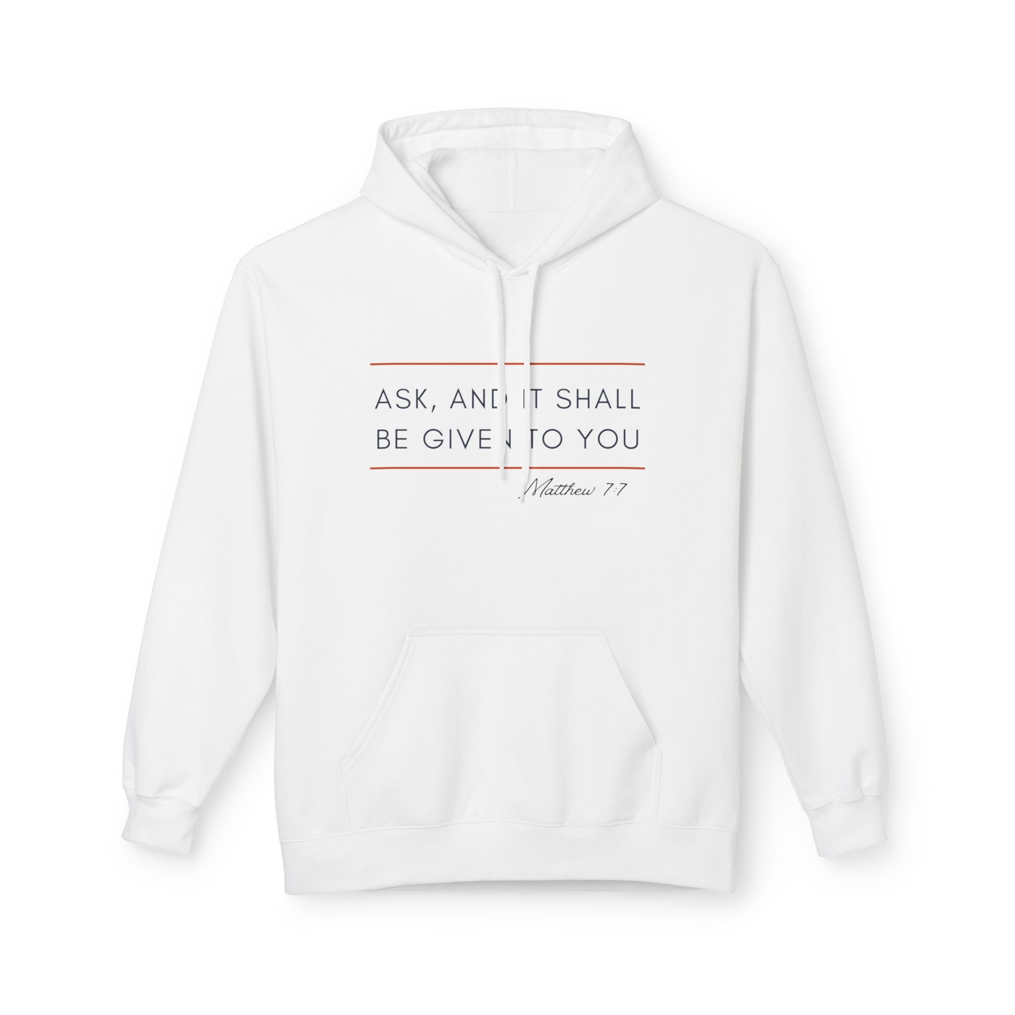 Minimalist Inspirational Hoodie — “As An Individual Be Uniquely You”
