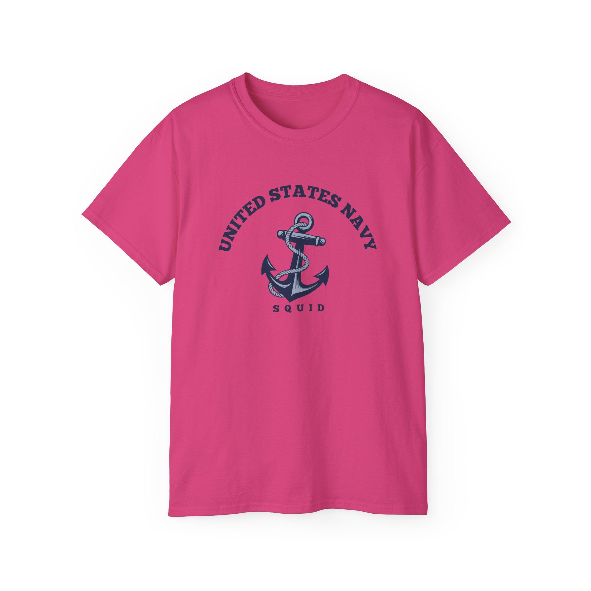 United States Navy Anchor Tee — "Squid" Graphic Cotton T-Shirt