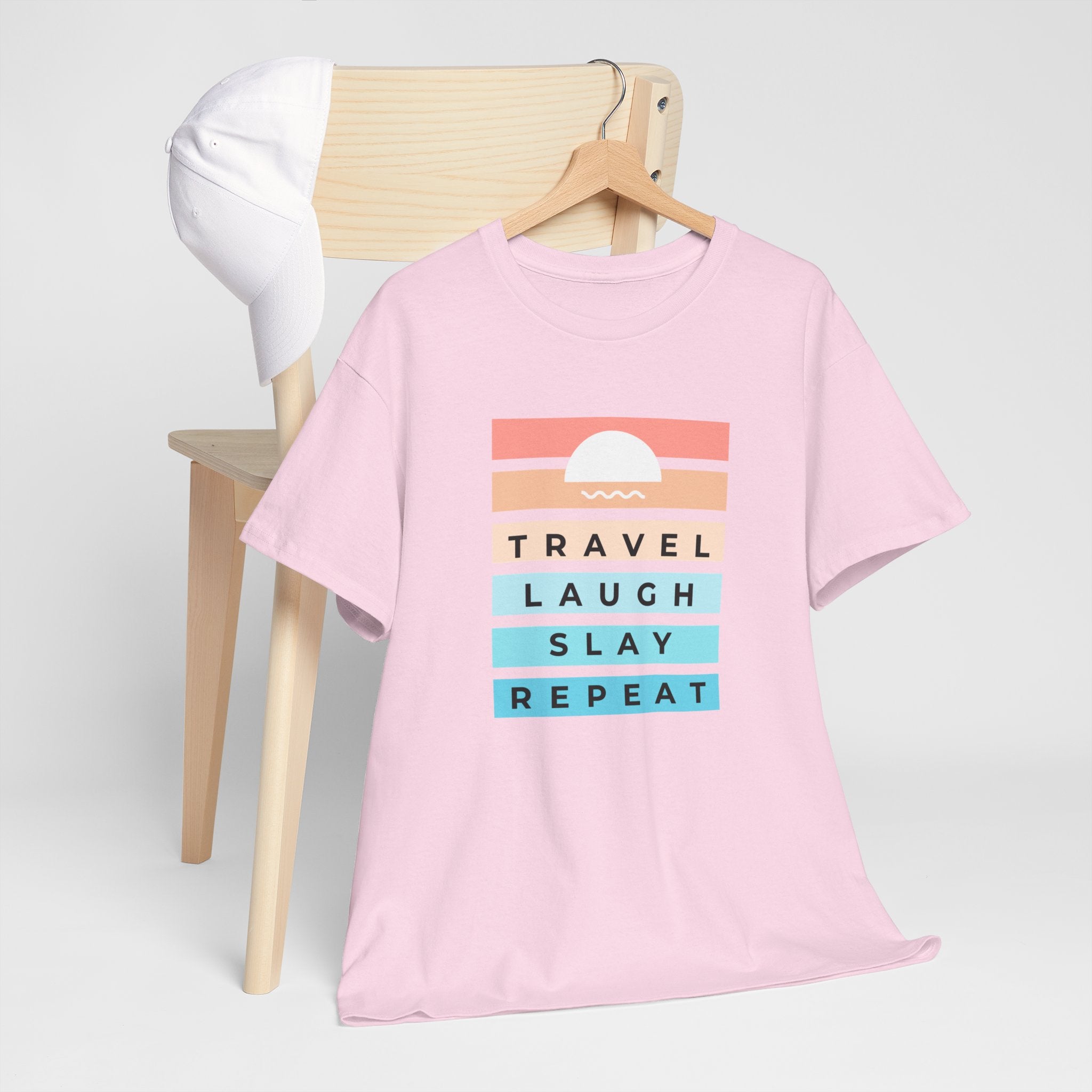 Travel Laugh Slay Repeat Tee