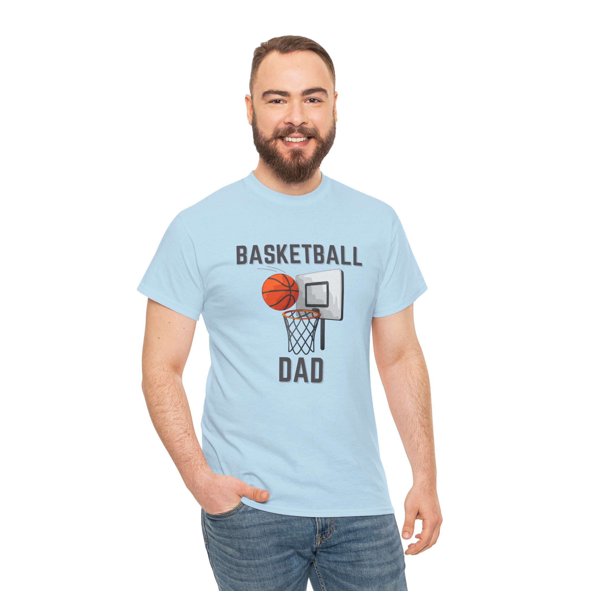 Basketball Dad T-Shirt — Dad Gift, Basketball Coach & Game Day Tee
