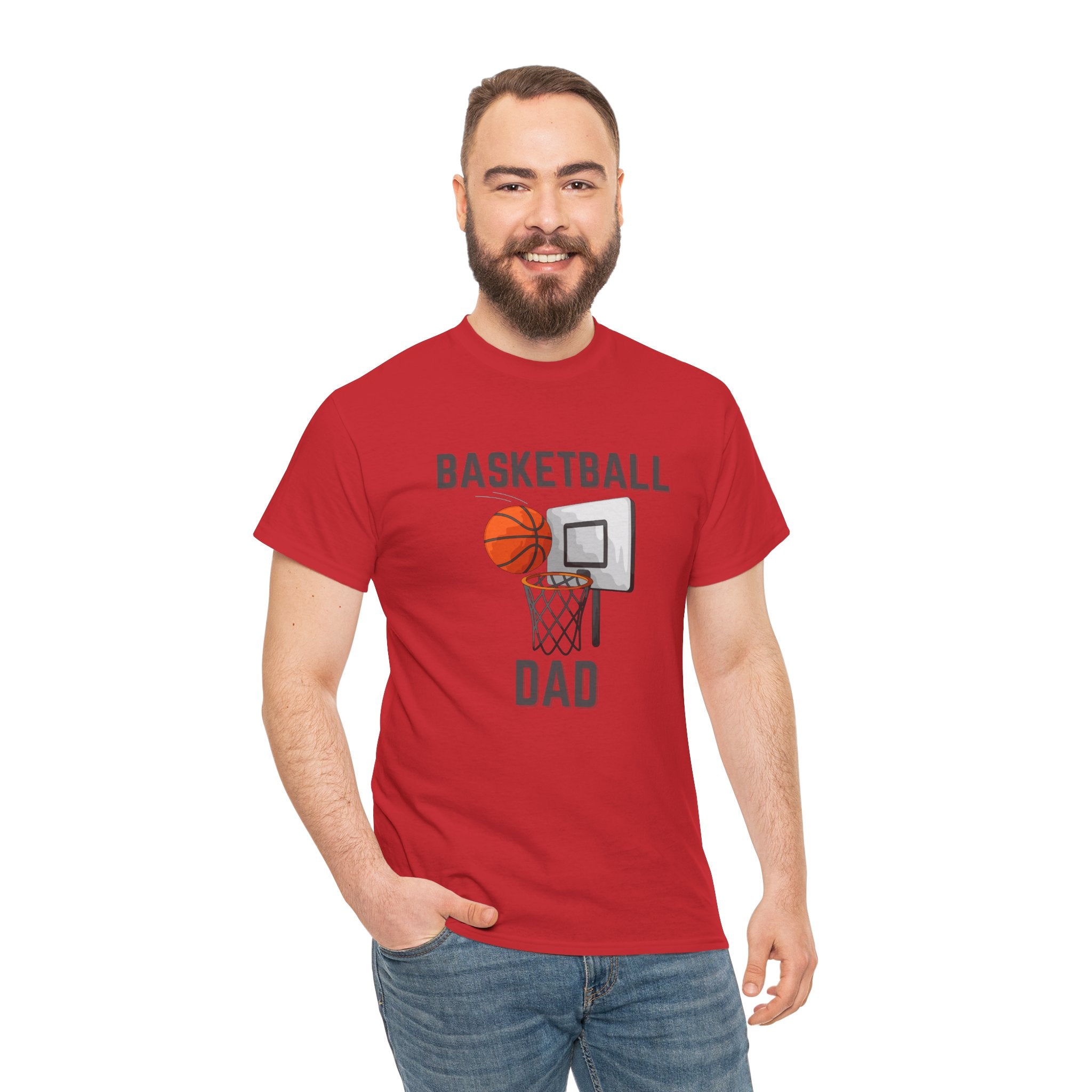 Basketball Dad T-Shirt — Dad Gift, Basketball Coach & Game Day Tee