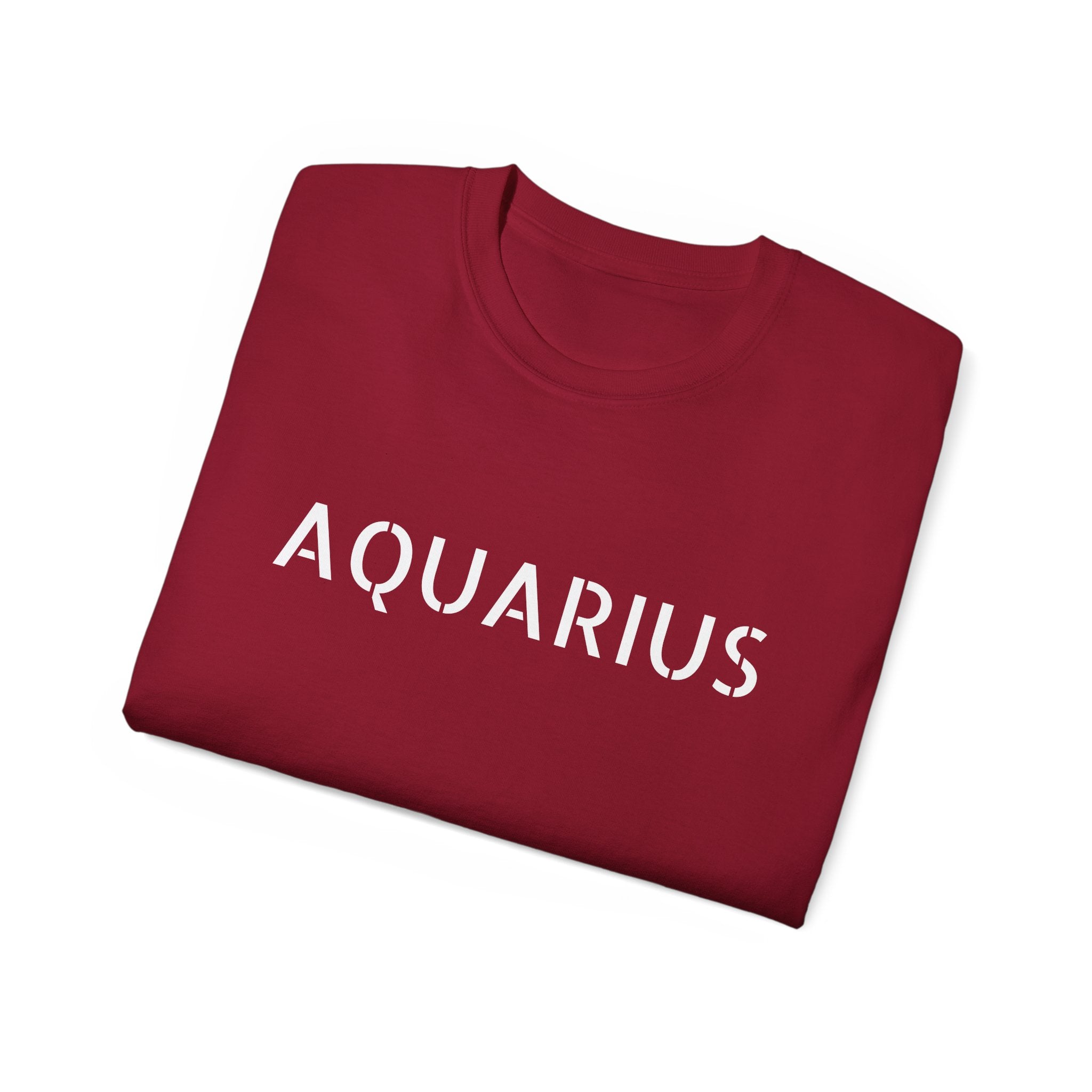Aquarius Unisex Ultra Cotton Tee - Zodiac Astrology Graphic Shirt