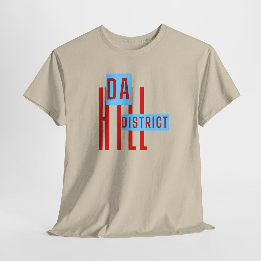 Hill District Retro Logo T‑Shirt — "Da Hill District" Pittsburgh Pride Tee