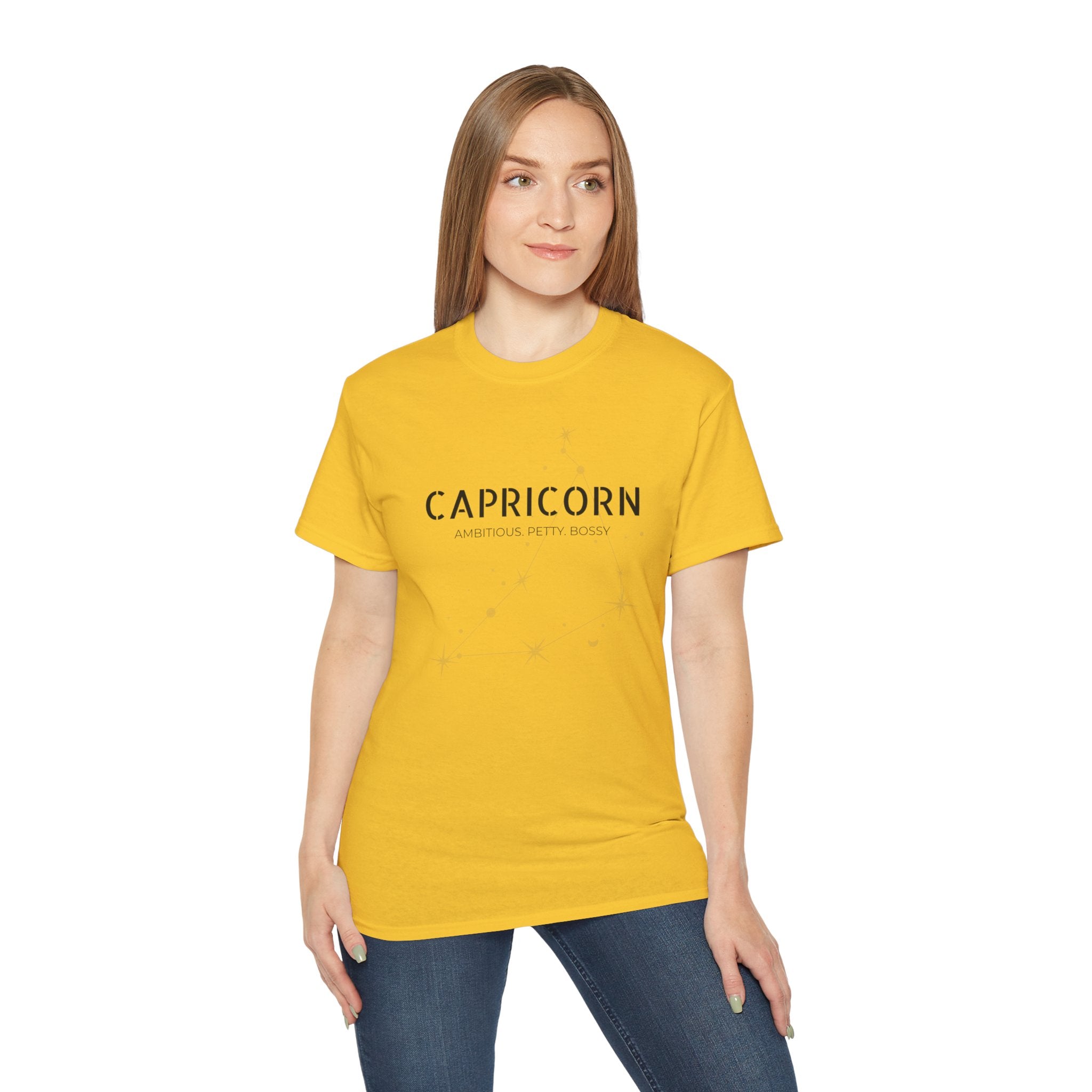 Capricorn Zodiac Tee — Minimal Astrology Shirt