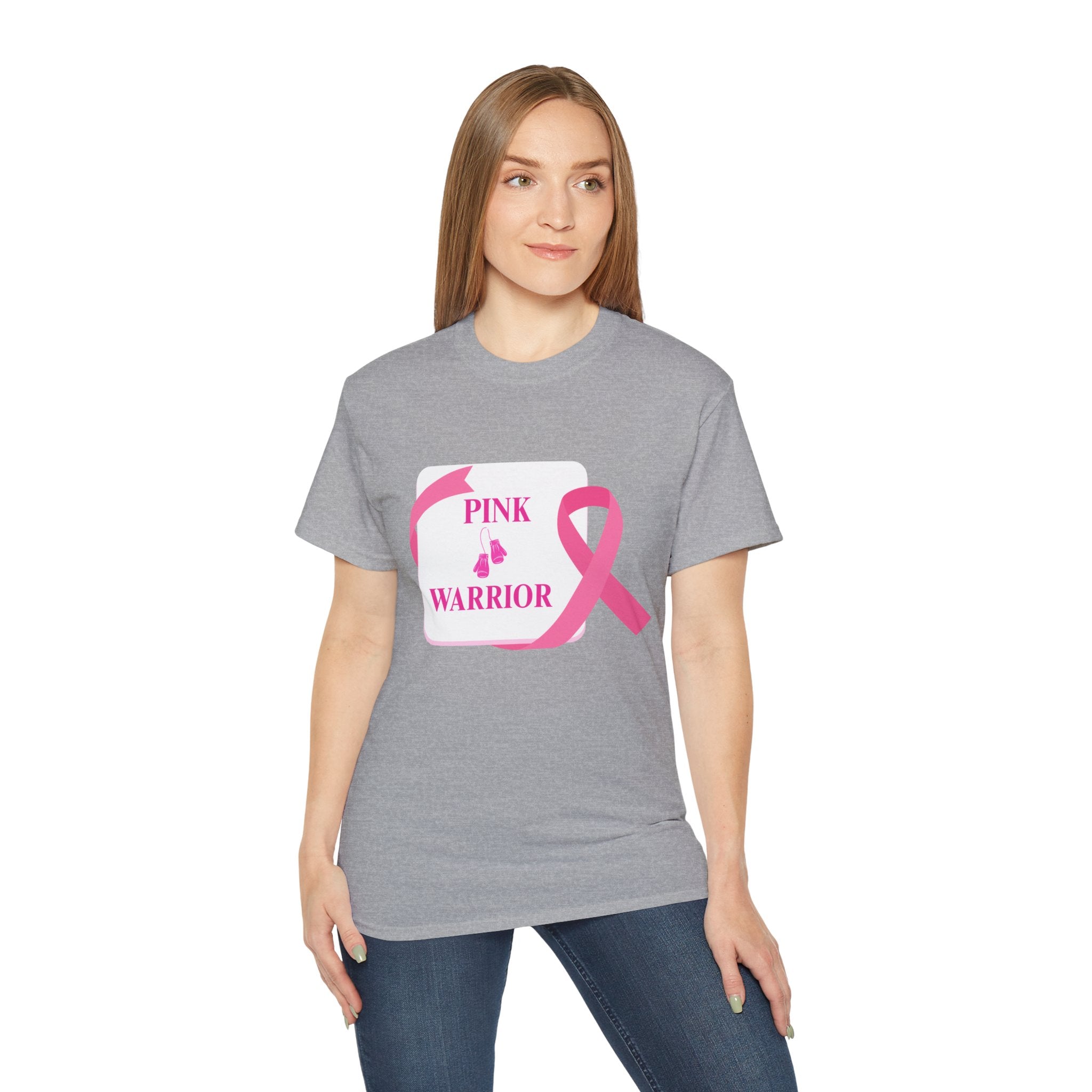 Pink Warrior Tee - Breast Cancer Awareness Pink Ribbon Shirt