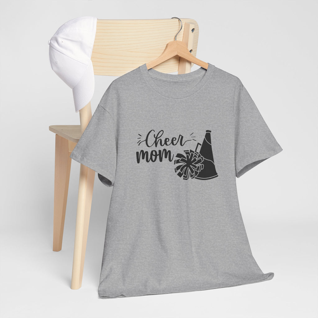 Cheer Mom T-Shirt — Pom Pom & Megaphone Mom Tee