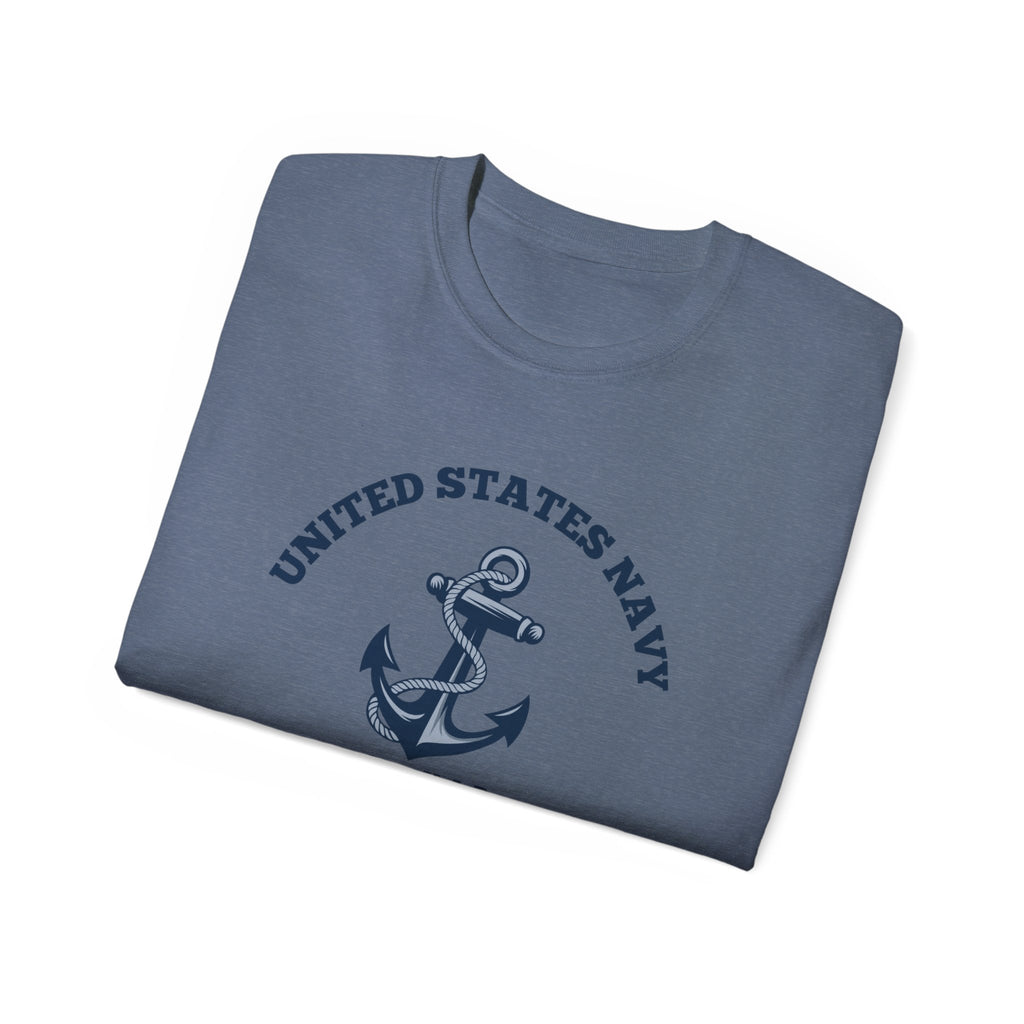 United States Navy Anchor Tee — "Squid" Graphic Cotton T-Shirt