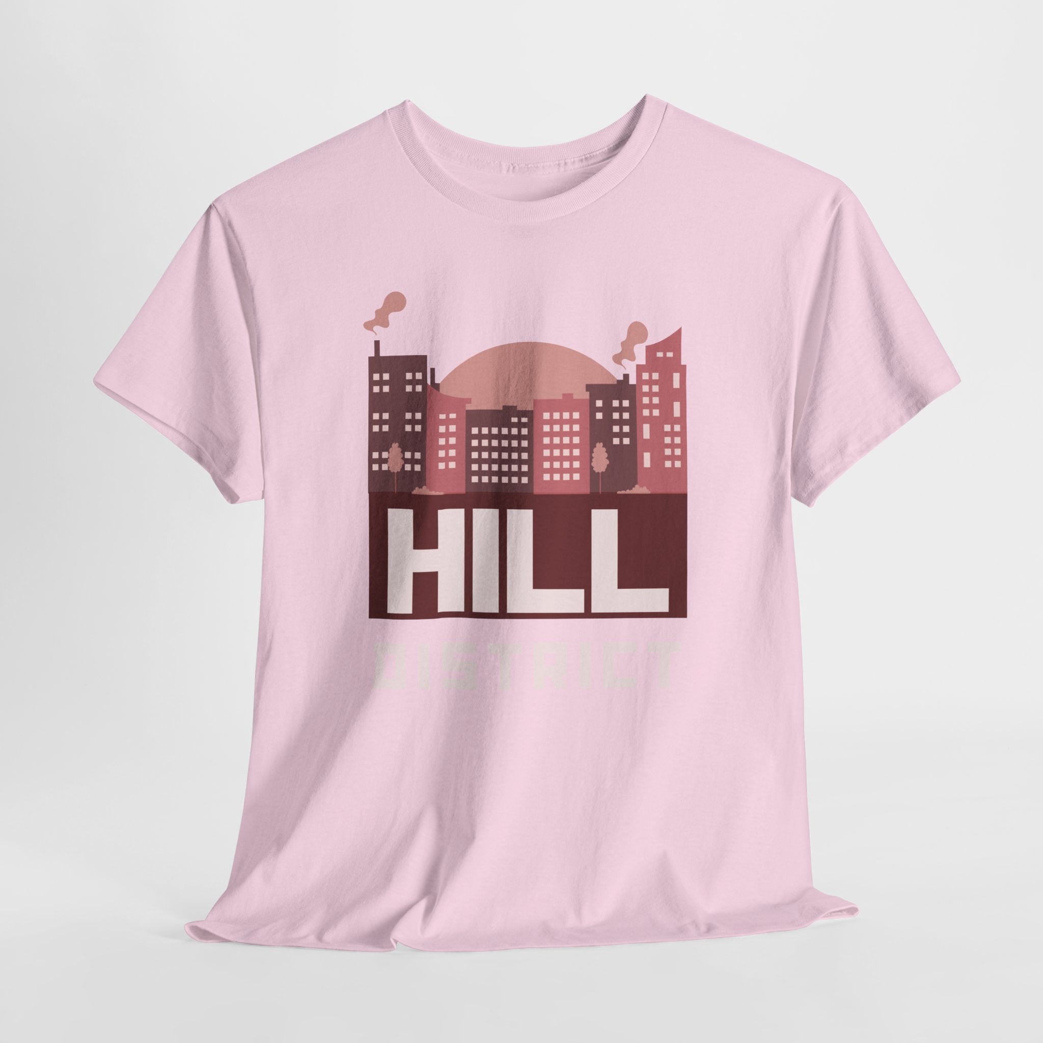 Hill District Cityscape Tee — Retro Neighborhood Skyline T-Shirt