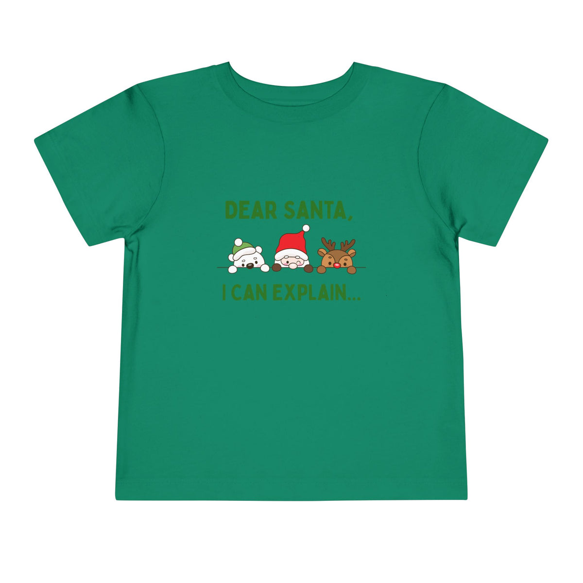 Dear Santa I Can Explain Toddler Christmas Tee
