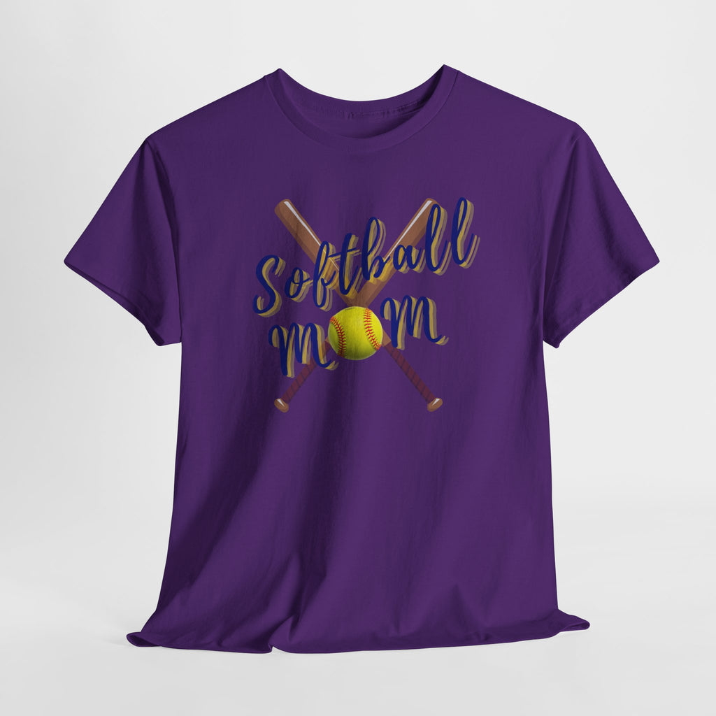 Softball Mom T-Shirt — Bat & Ball Graphic Tee