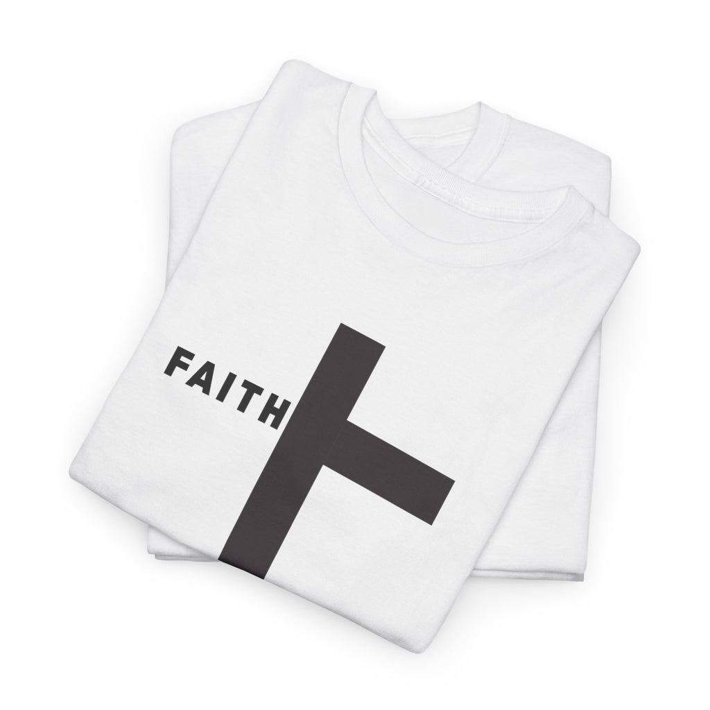 Faith Cross T‑Shirt — Minimal Christian Tee