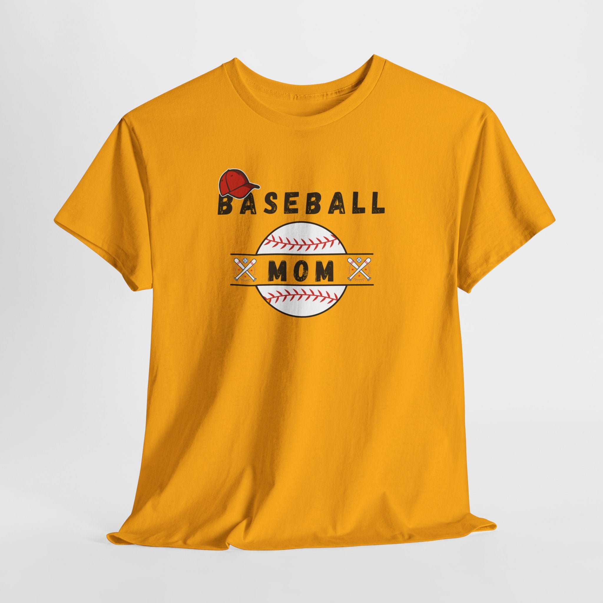 Baseball Mom T-Shirt – Women's Baseball Mom Tee with Stitch Graphic