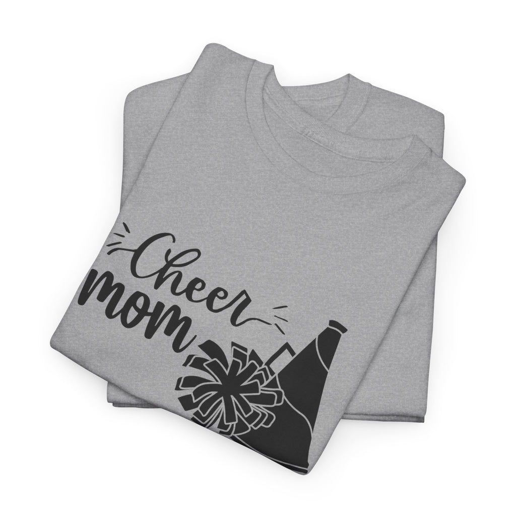 Cheer Mom T-Shirt — Pom Pom & Megaphone Mom Tee