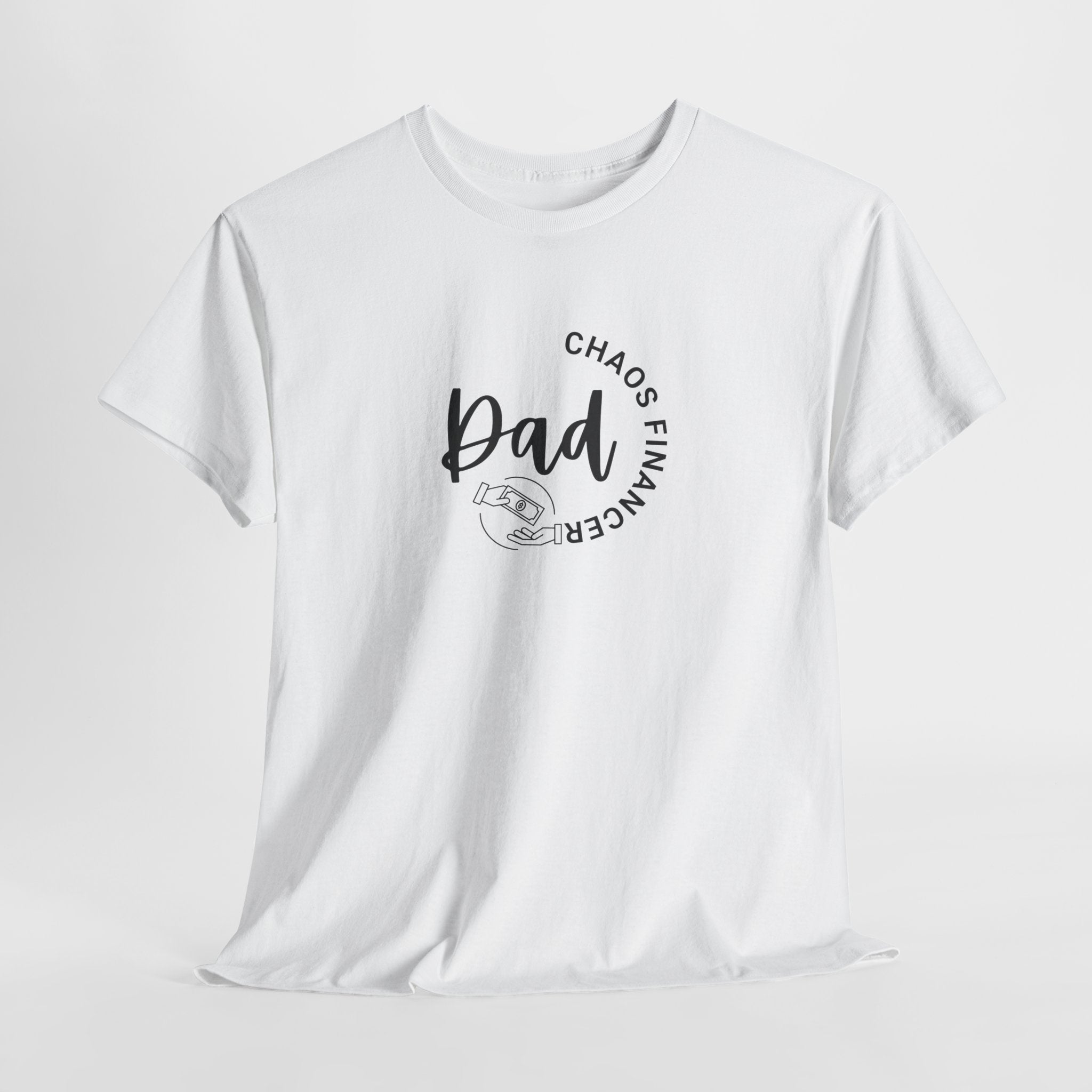 Dad Chaos Manager T‑Shirt — "Dad: Chaos Financer" Minimalist Gift Tee