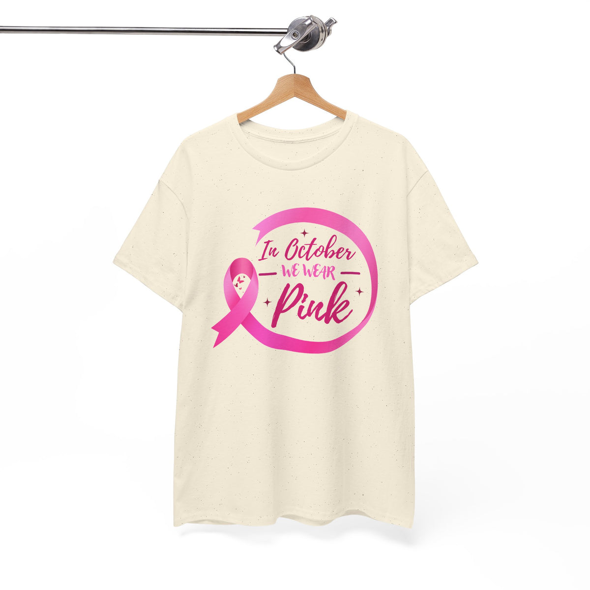 Breast Cancer Awareness Tee — "In October We Wear Pink"