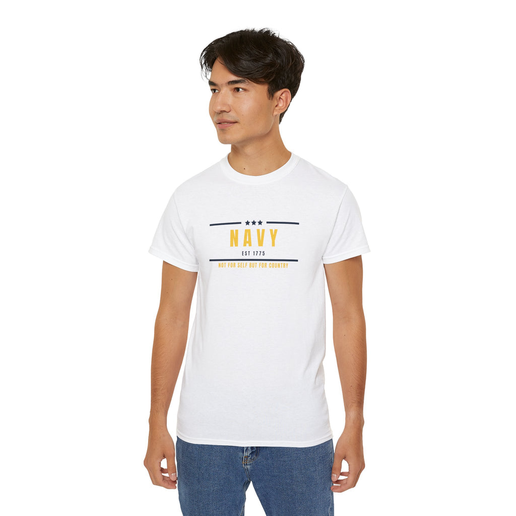 Navy Est. 1775 Military Graphic Tee — Veteran & Navy Support Shirt