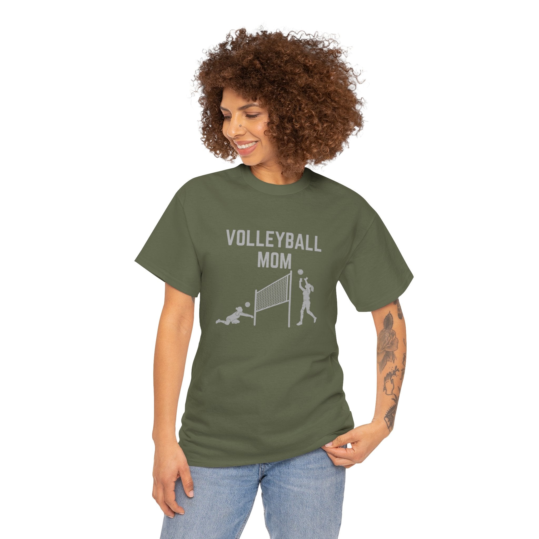 Volleyball Mom T-Shirt — Graphic Volleyball Mom Tee for Game Day