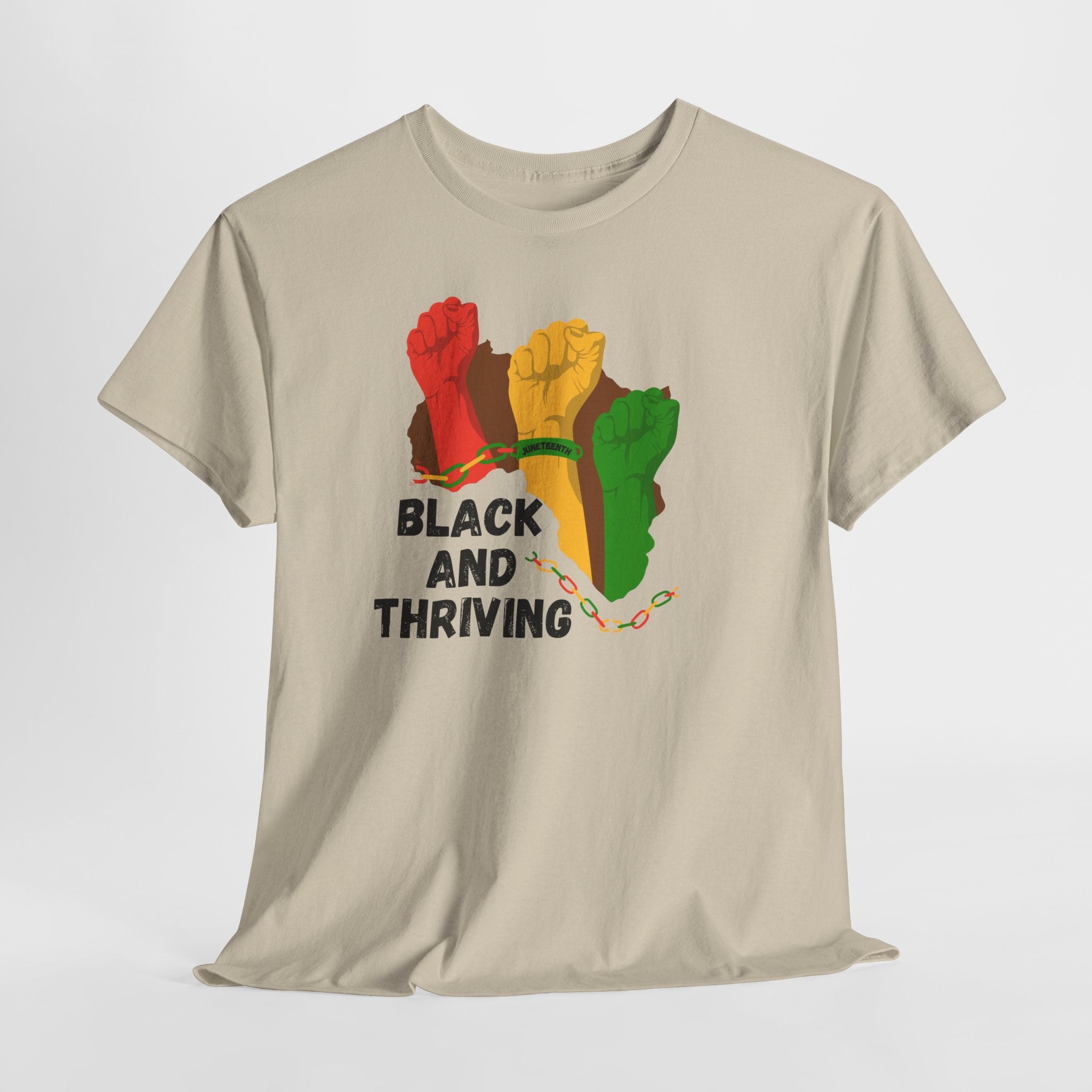Juneteenth 'Black and Thriving, No Apologies' Tee
