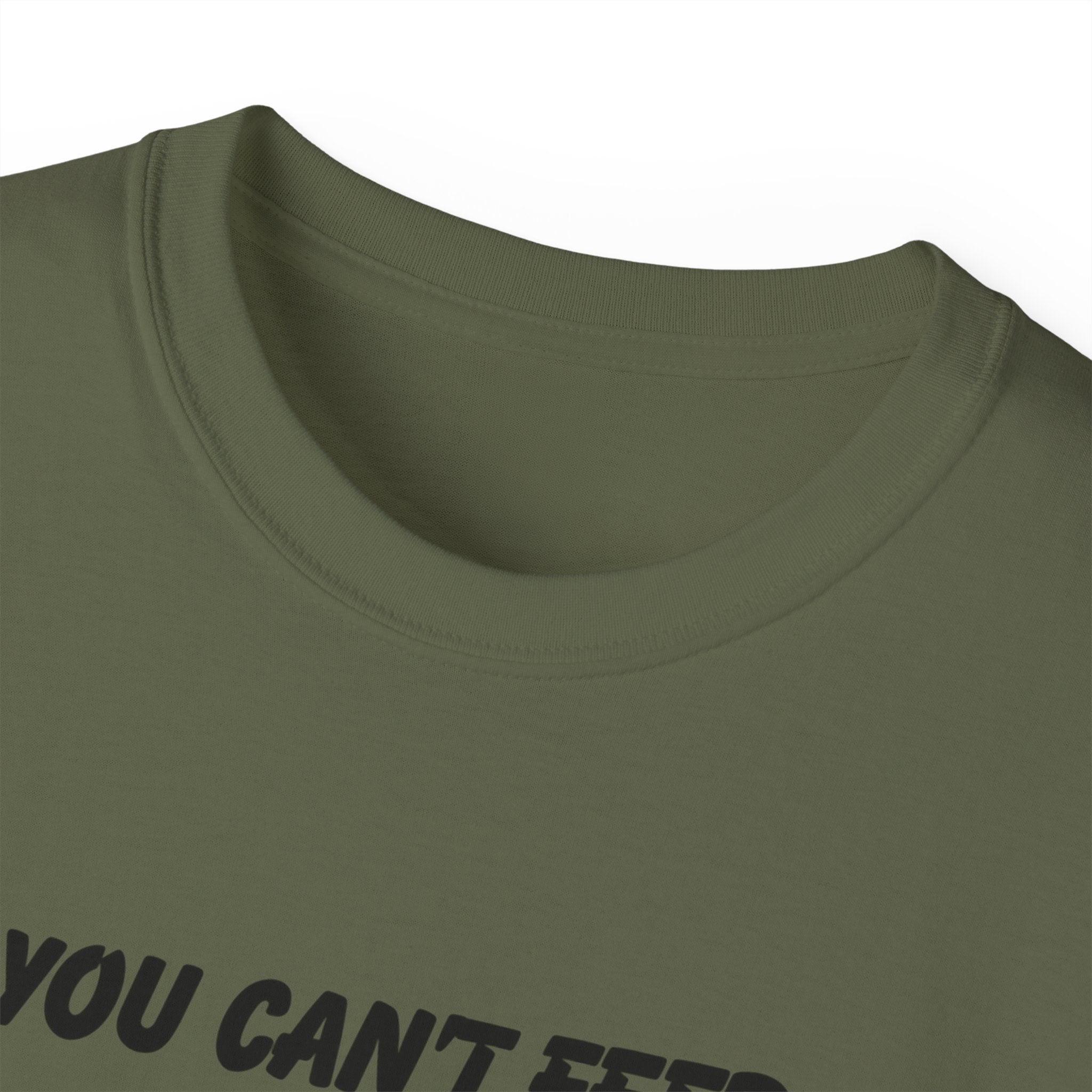 Inspirational Quote Tee — "You Can't Feed Your Brain Garbage and Expect Greatness" Cotton T‑Shirt