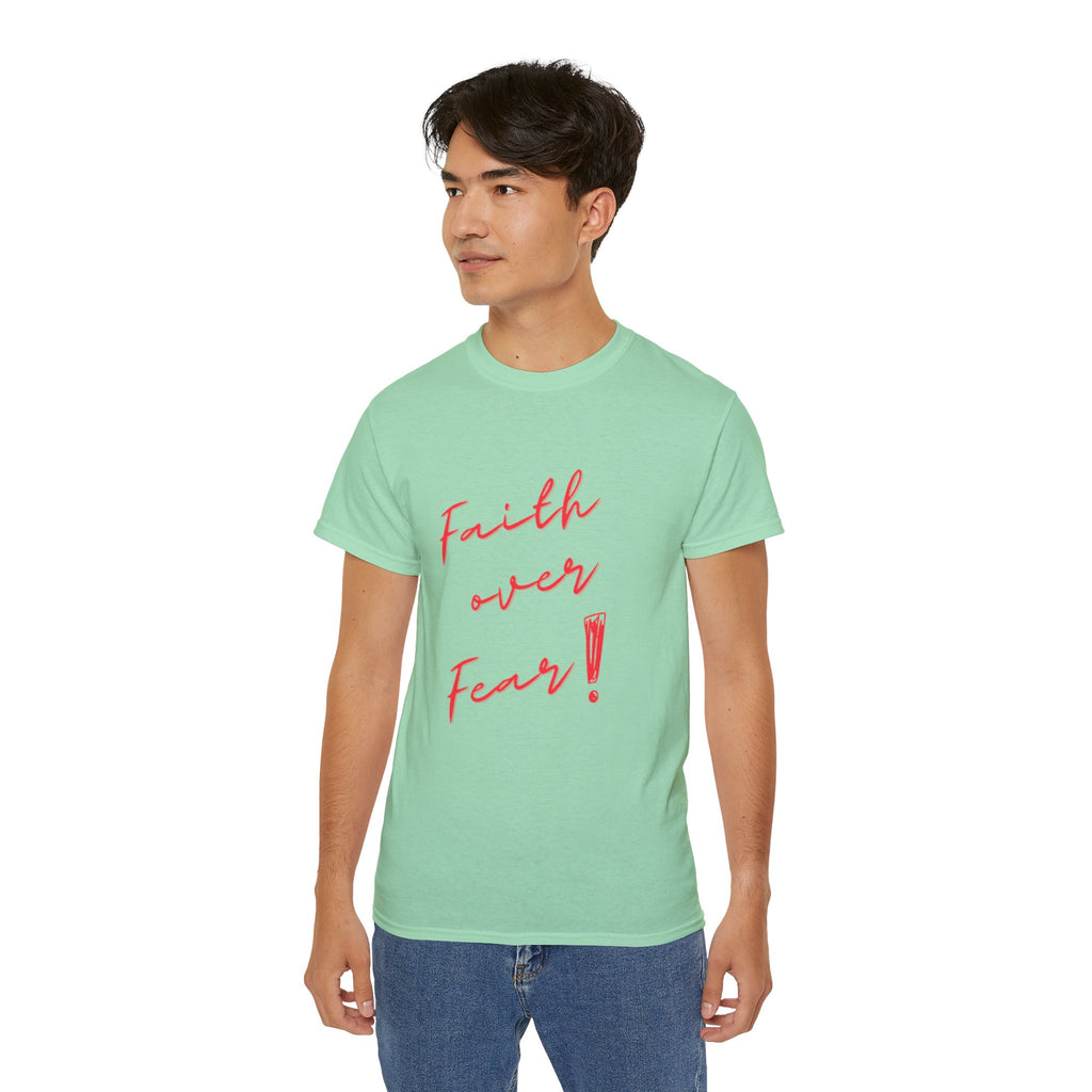 Faith Over Fear T‑Shirt — Inspirational Christian Tee