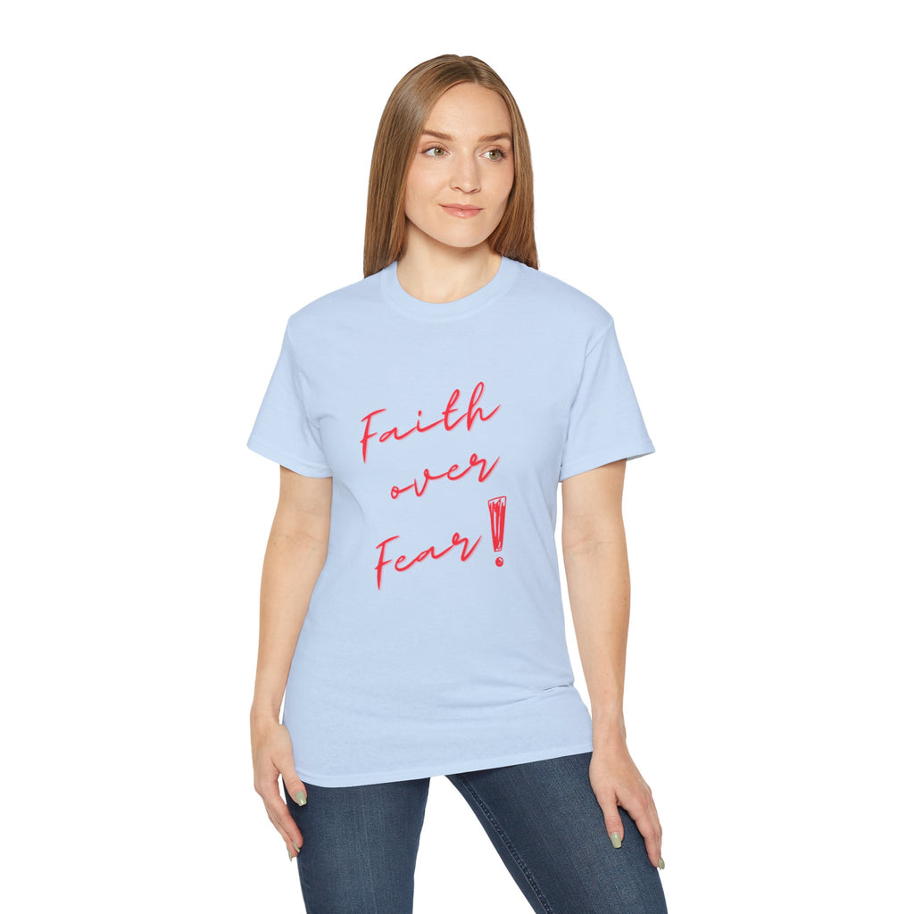 Faith Over Fear T‑Shirt — Inspirational Christian Tee