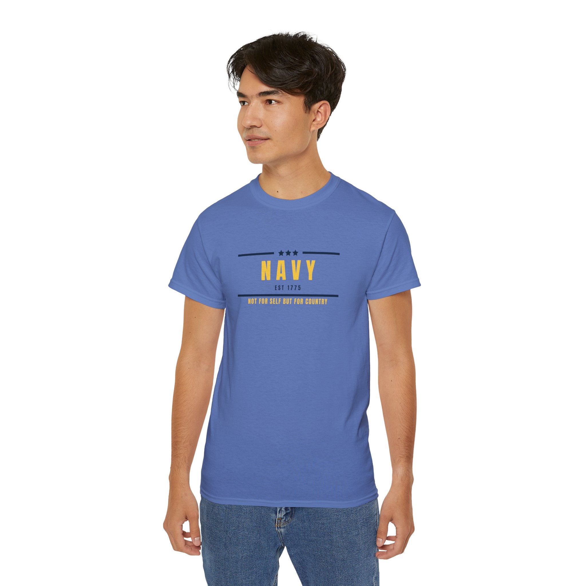 Navy Est. 1775 Military Graphic Tee — Veteran & Navy Support Shirt