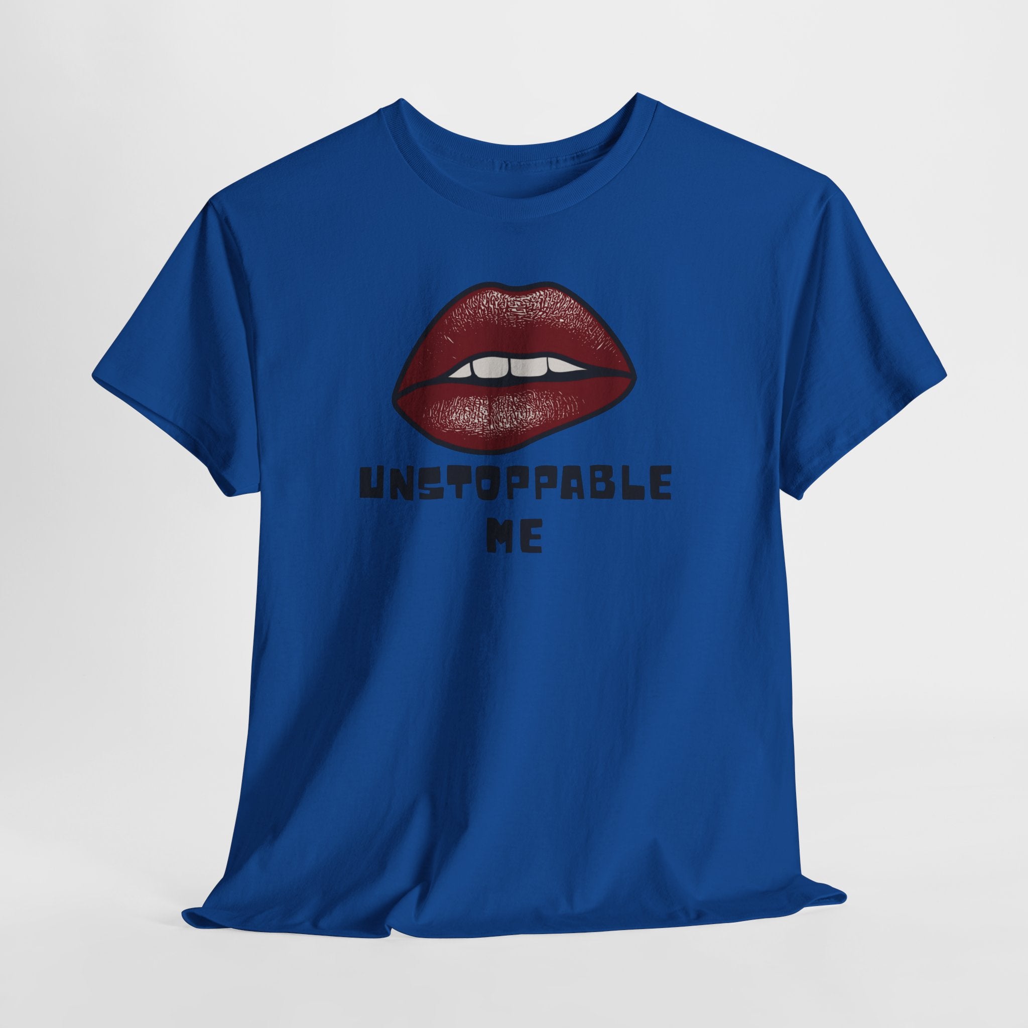 Unstoppable Me Lip Graphic Tee – Bold Red Lips Inspirational Women’s T-Shirt