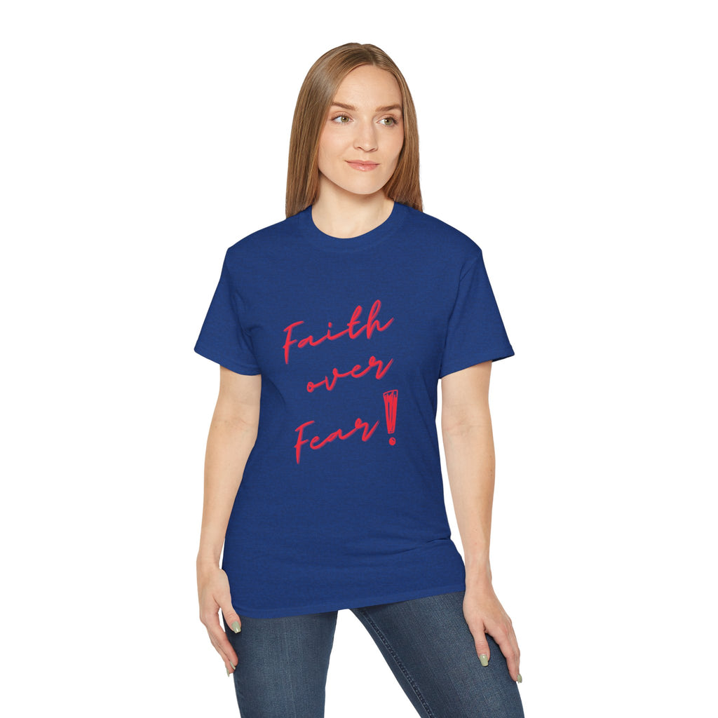 Faith Over Fear T‑Shirt — Inspirational Christian Tee