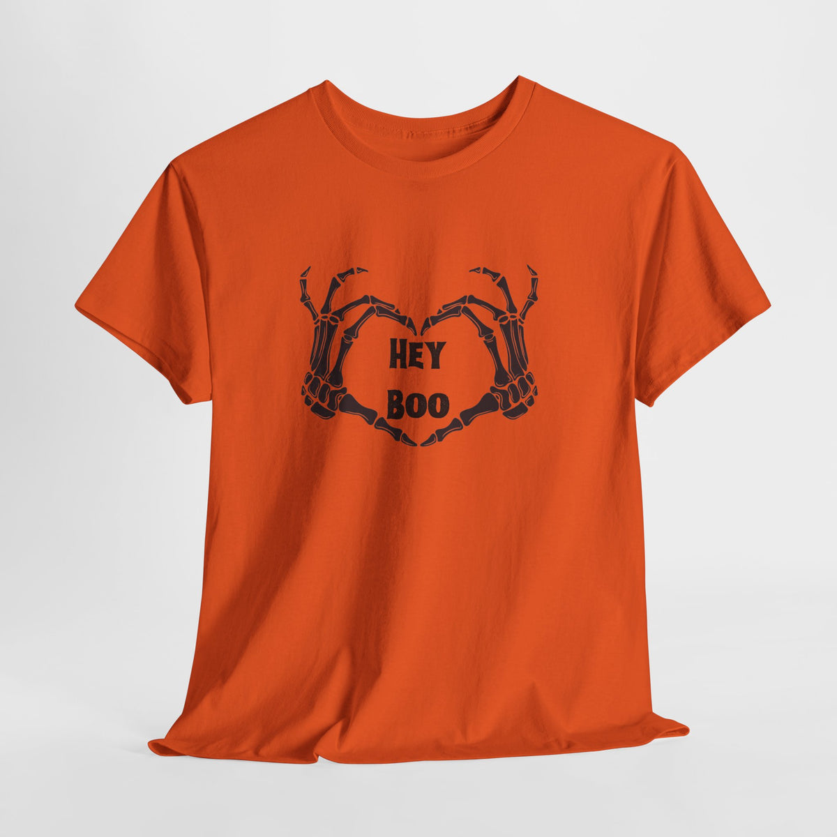 Hey Boo Skeleton Heart T-Shirt