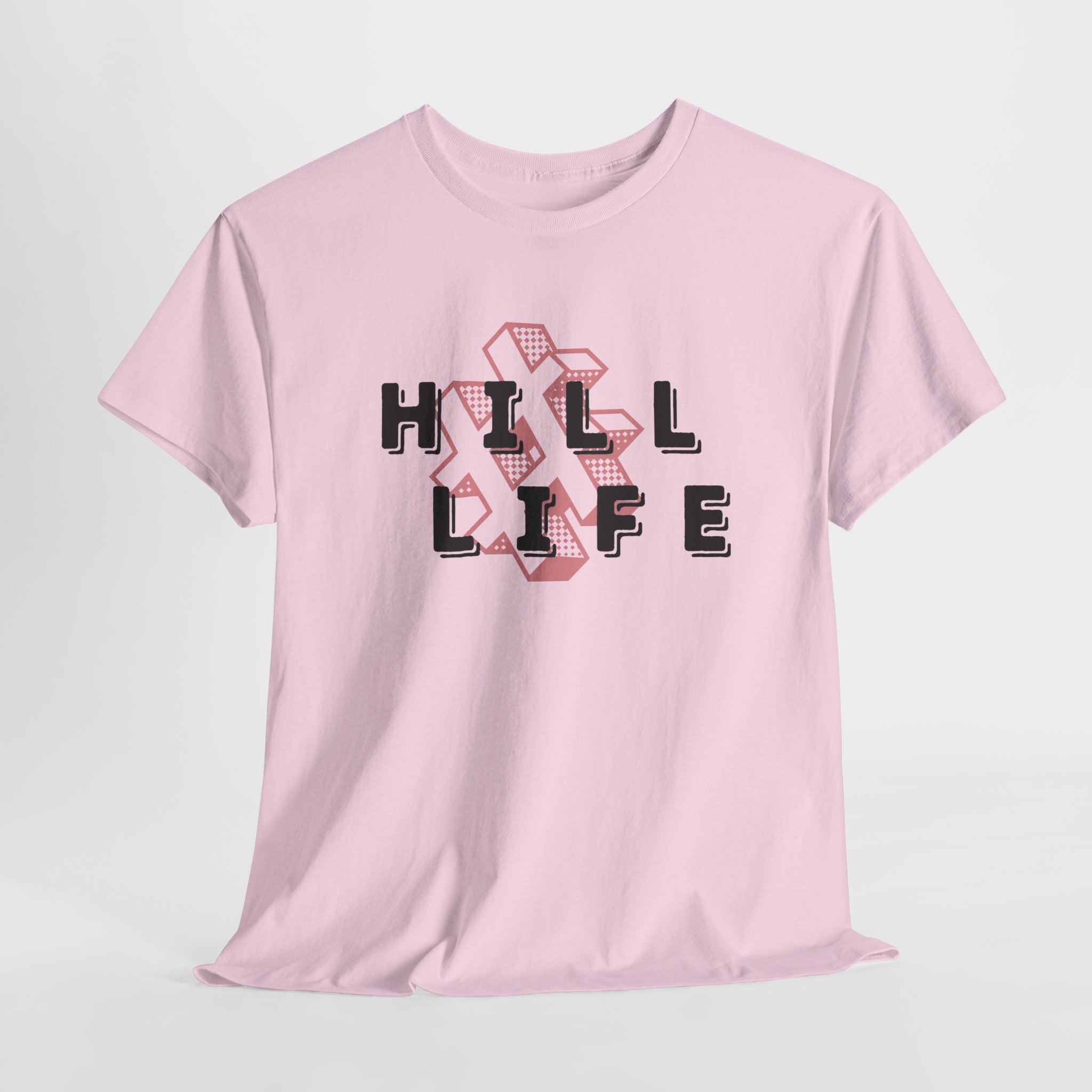 Hill Life T‑Shirt — Retro Geo Cross Graphic Tee