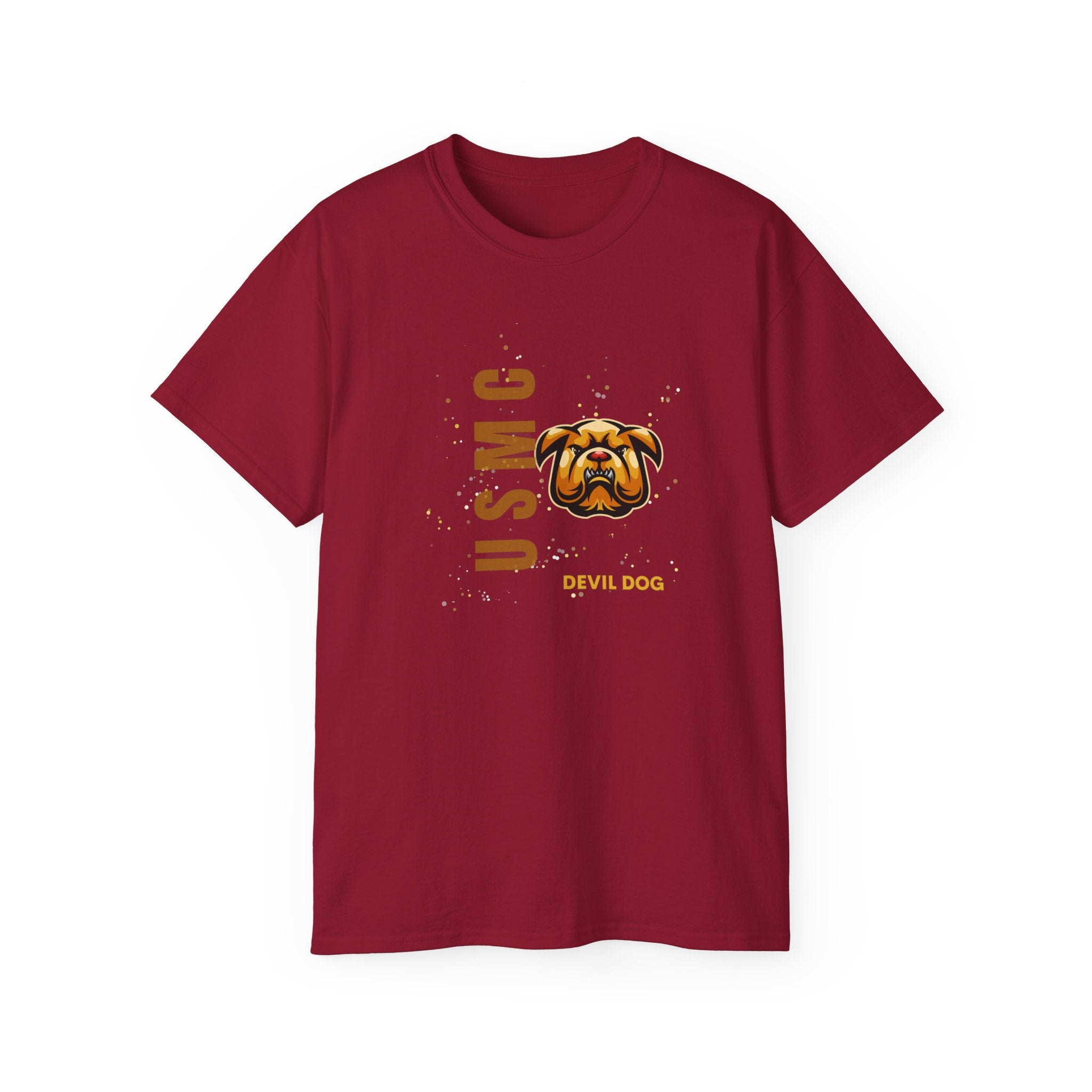 USMC Jarhead Bulldog T‑Shirt — Marine Corps Vertical Logo Tee