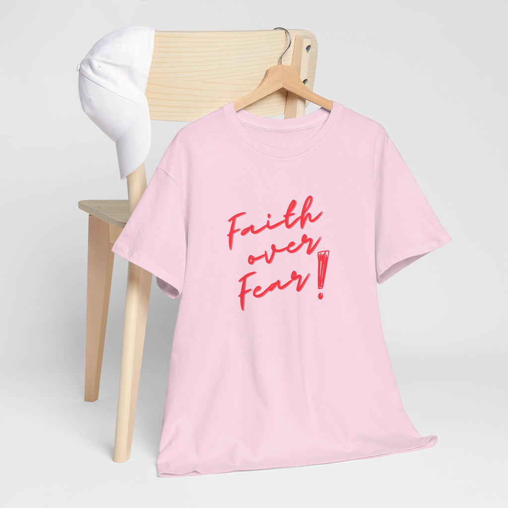Faith Over Fear T-Shirt — Inspirational Christian Tee