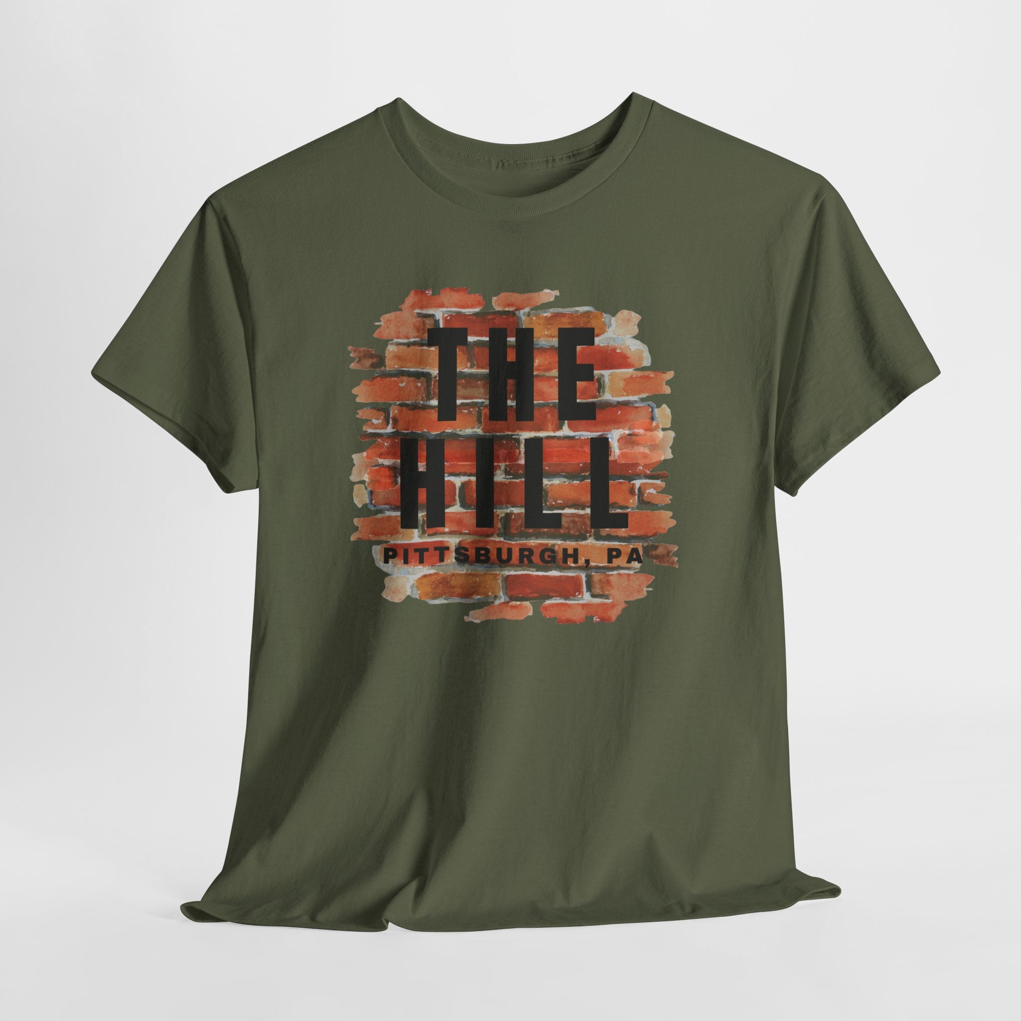 The Hill Pittsburgh Brick Wall Graphic Tee
