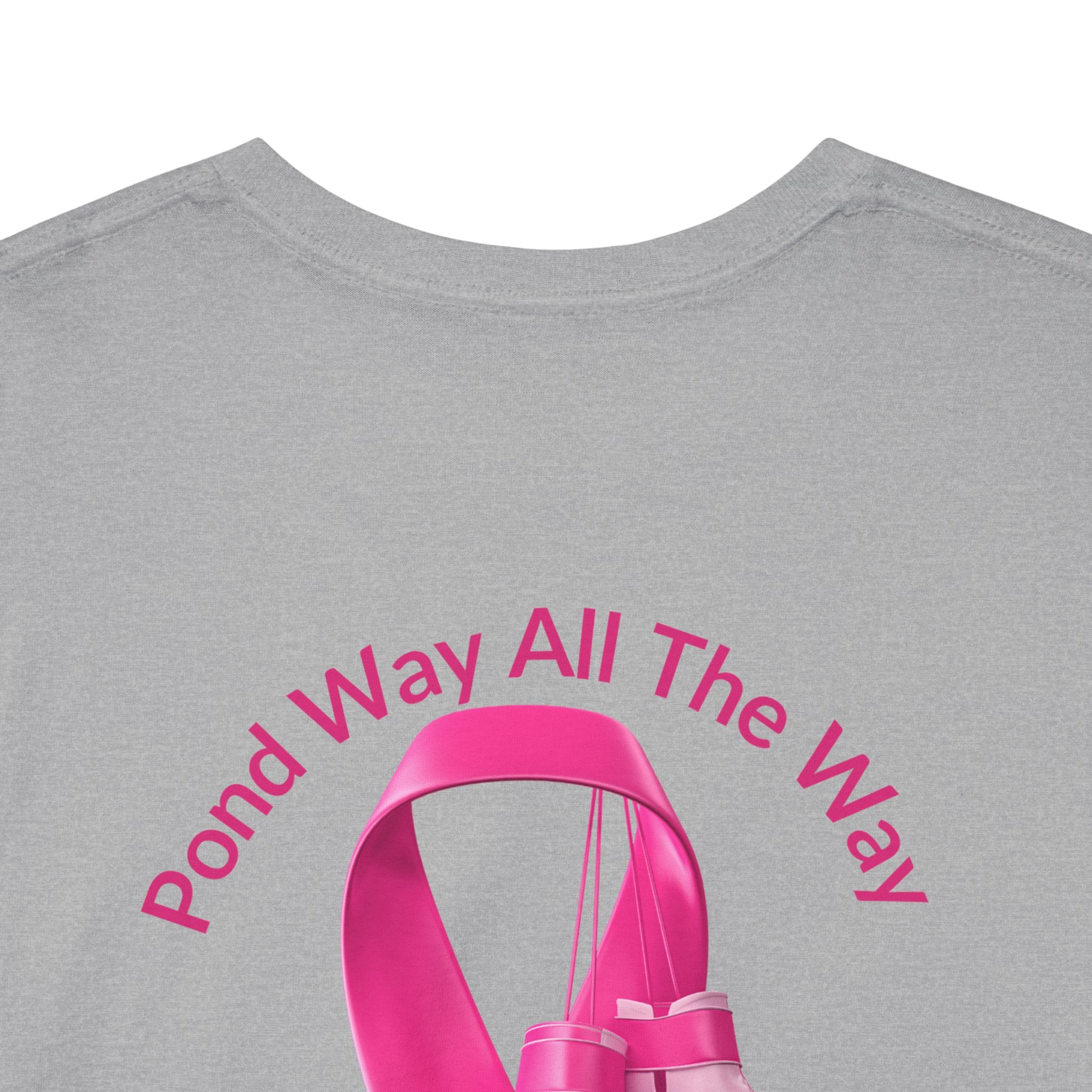 Breast Cancer Awareness Tee — “Our Fight Is Her Fight” Pink Ribbon Support Shirt