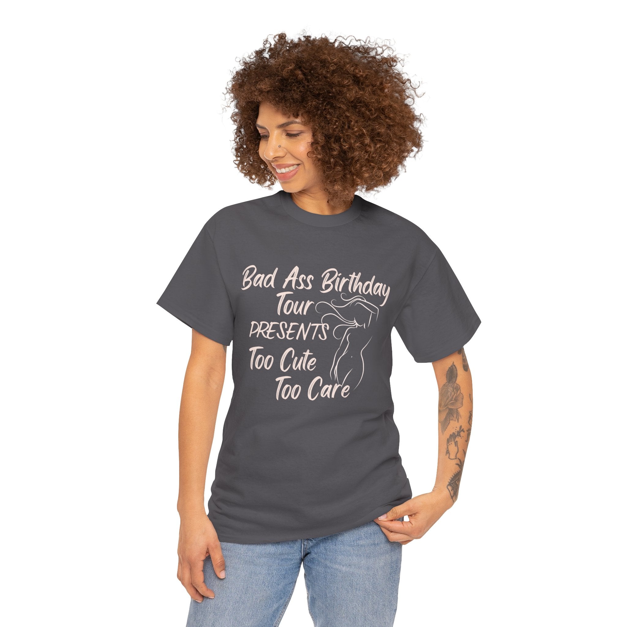 Birthday Tee — 'bad ass birthday tour' Graphic Shirt